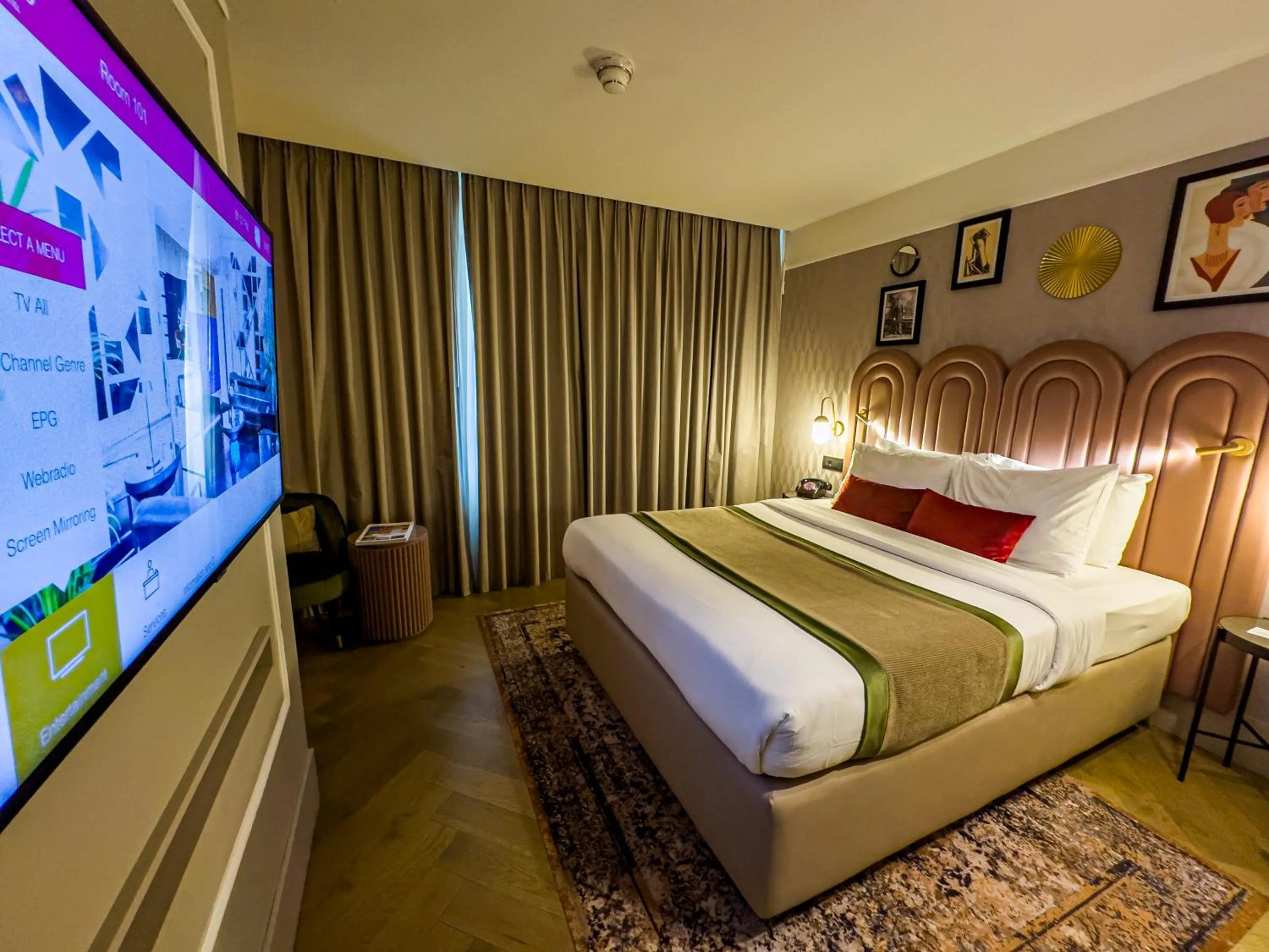 Bed in Hotel Indigo Belgrade by IHG
