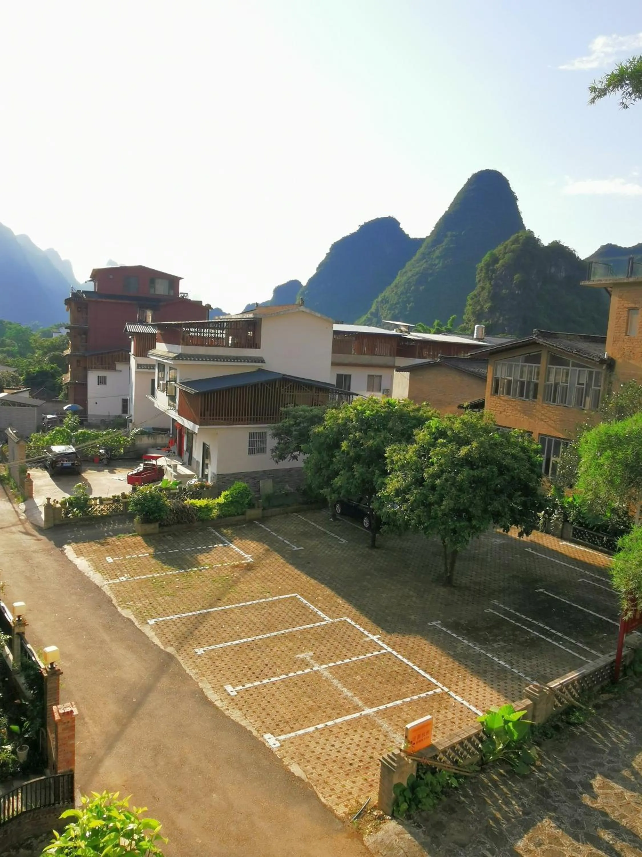 Parking in YangShuo Eden Inn