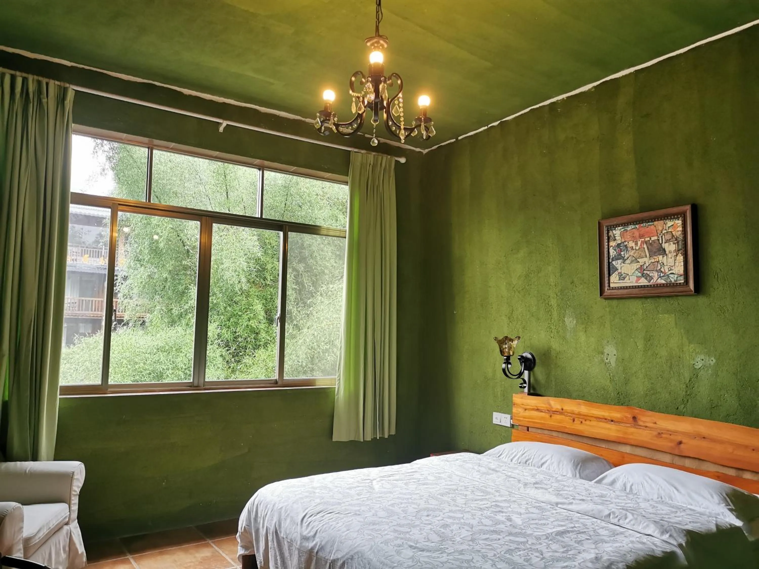 Bed in YangShuo Eden Inn