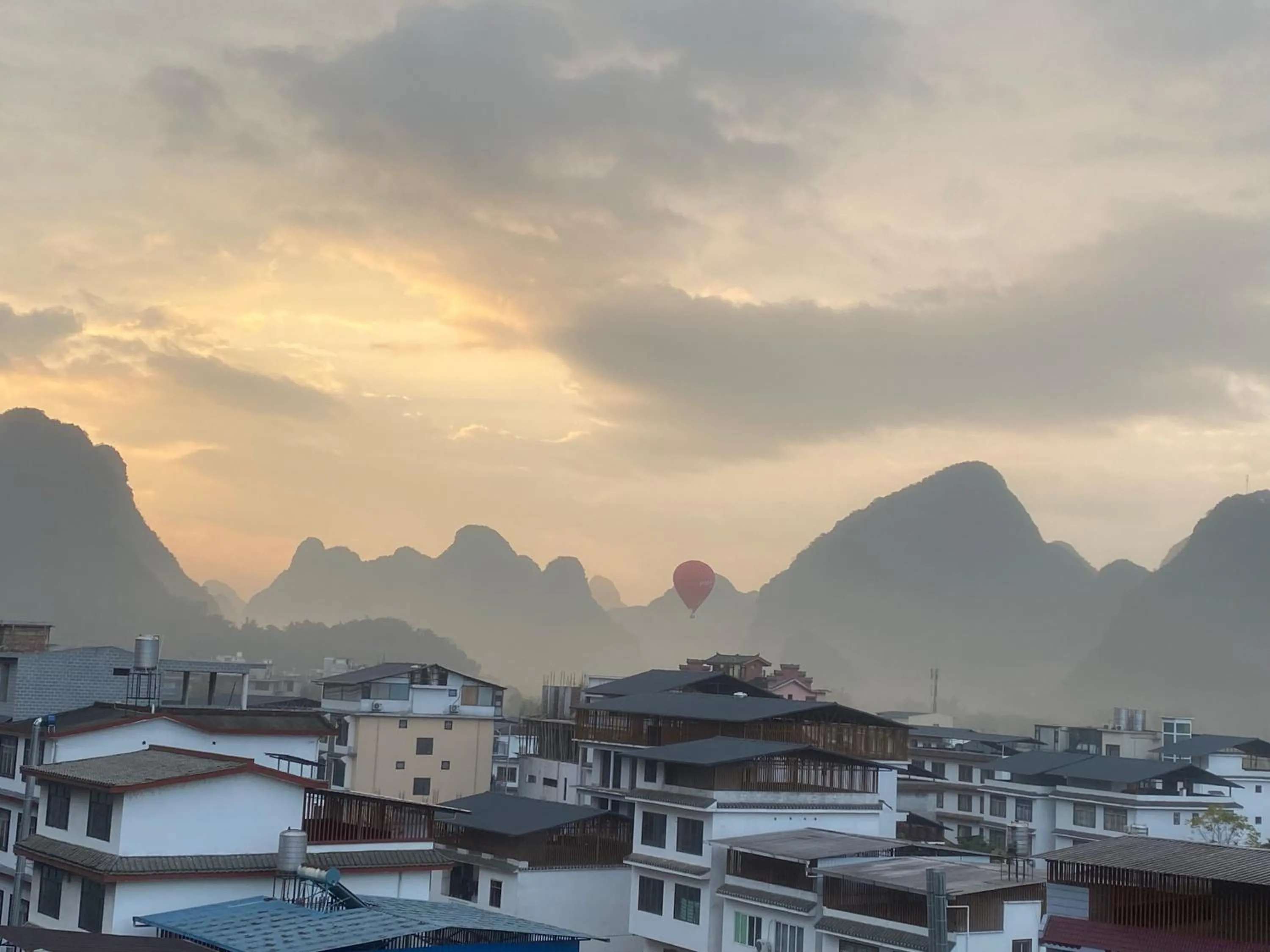 Balcony/Terrace in YangShuo Eden Inn