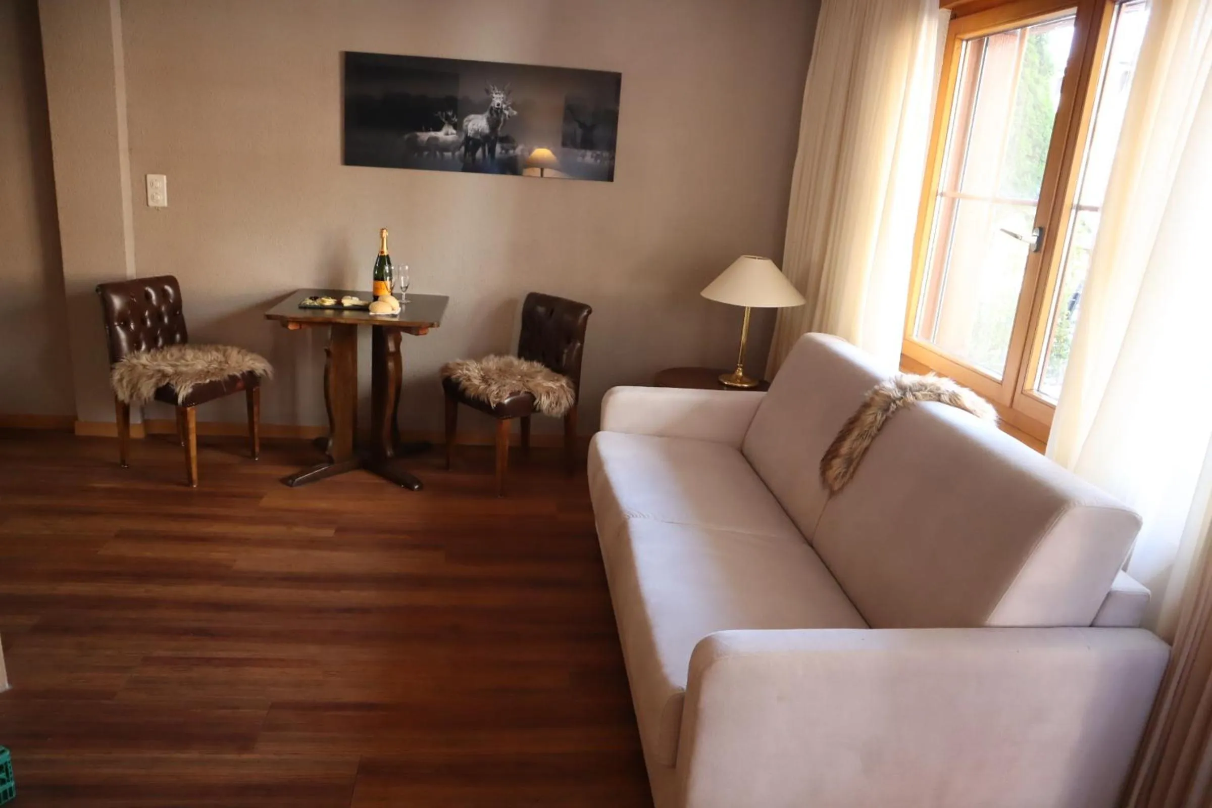 Living room in Grichting Hotel & Serviced Apartments