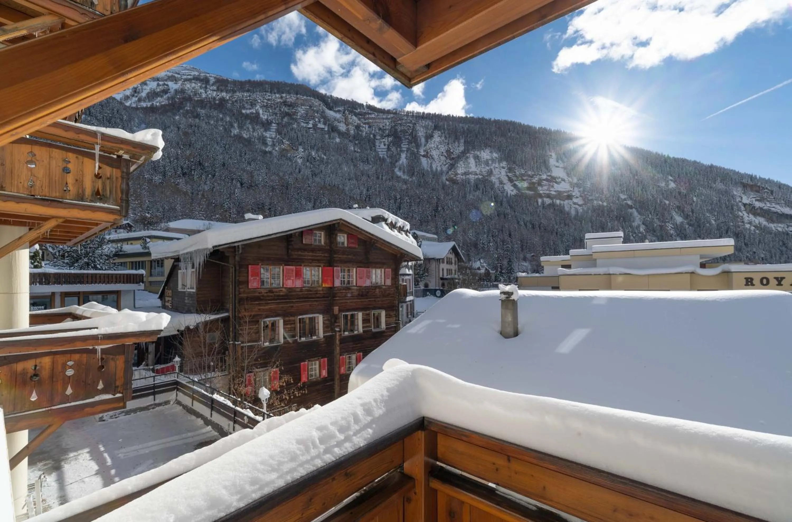 Mountain view in Grichting Hotel & Serviced Apartments