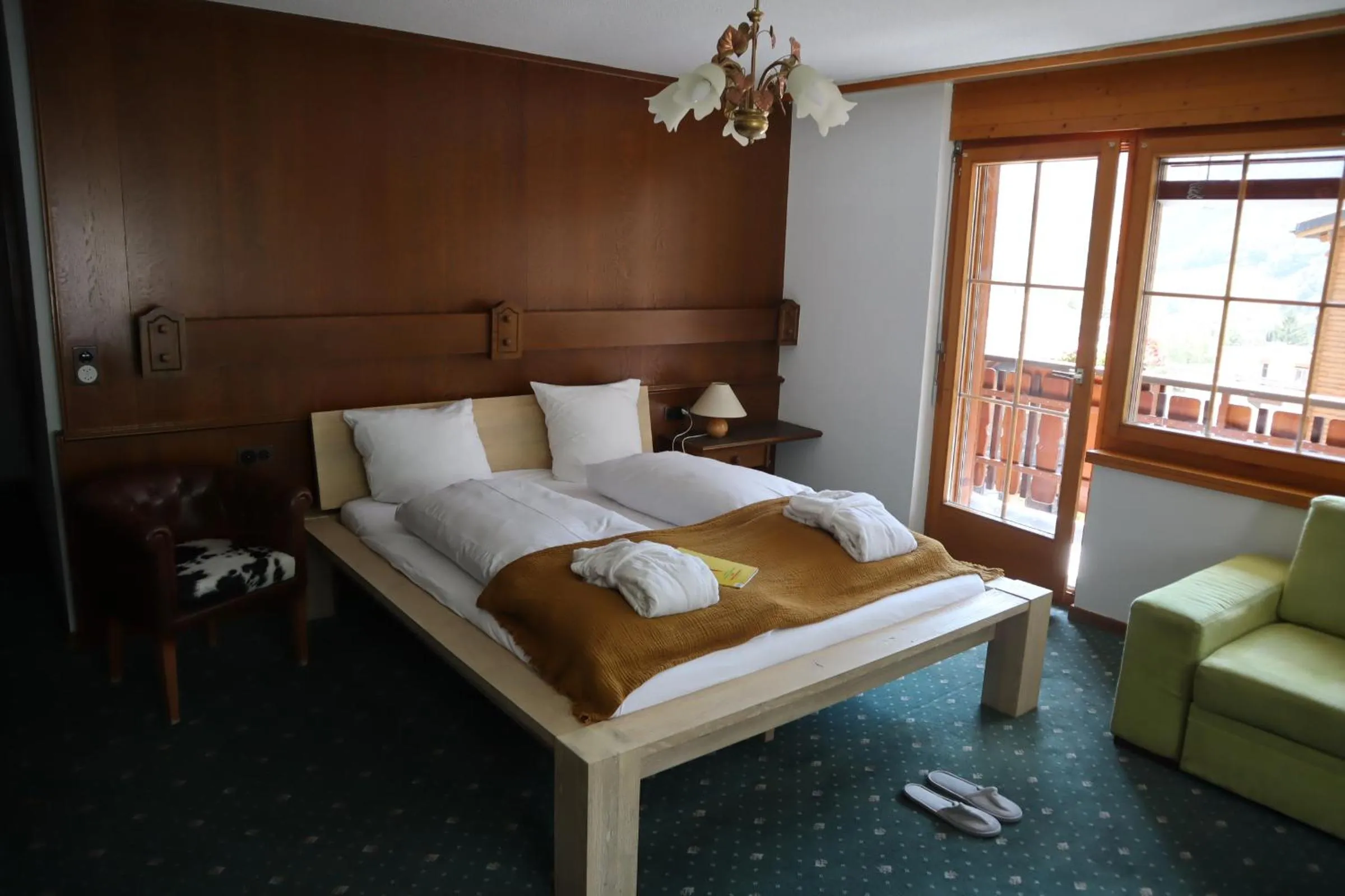 Bed in Grichting Hotel & Serviced Apartments