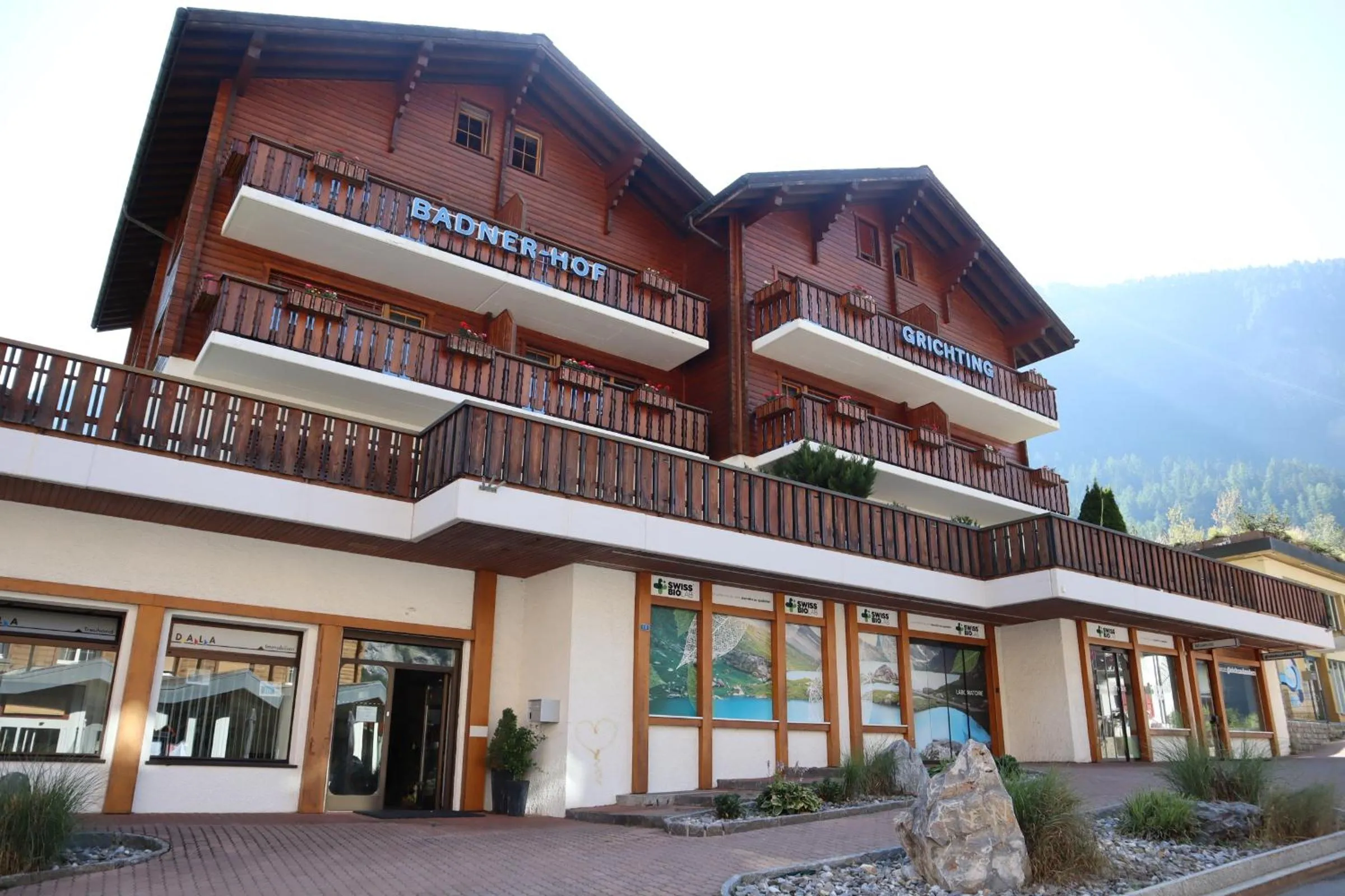 Property building in Grichting Hotel & Serviced Apartments