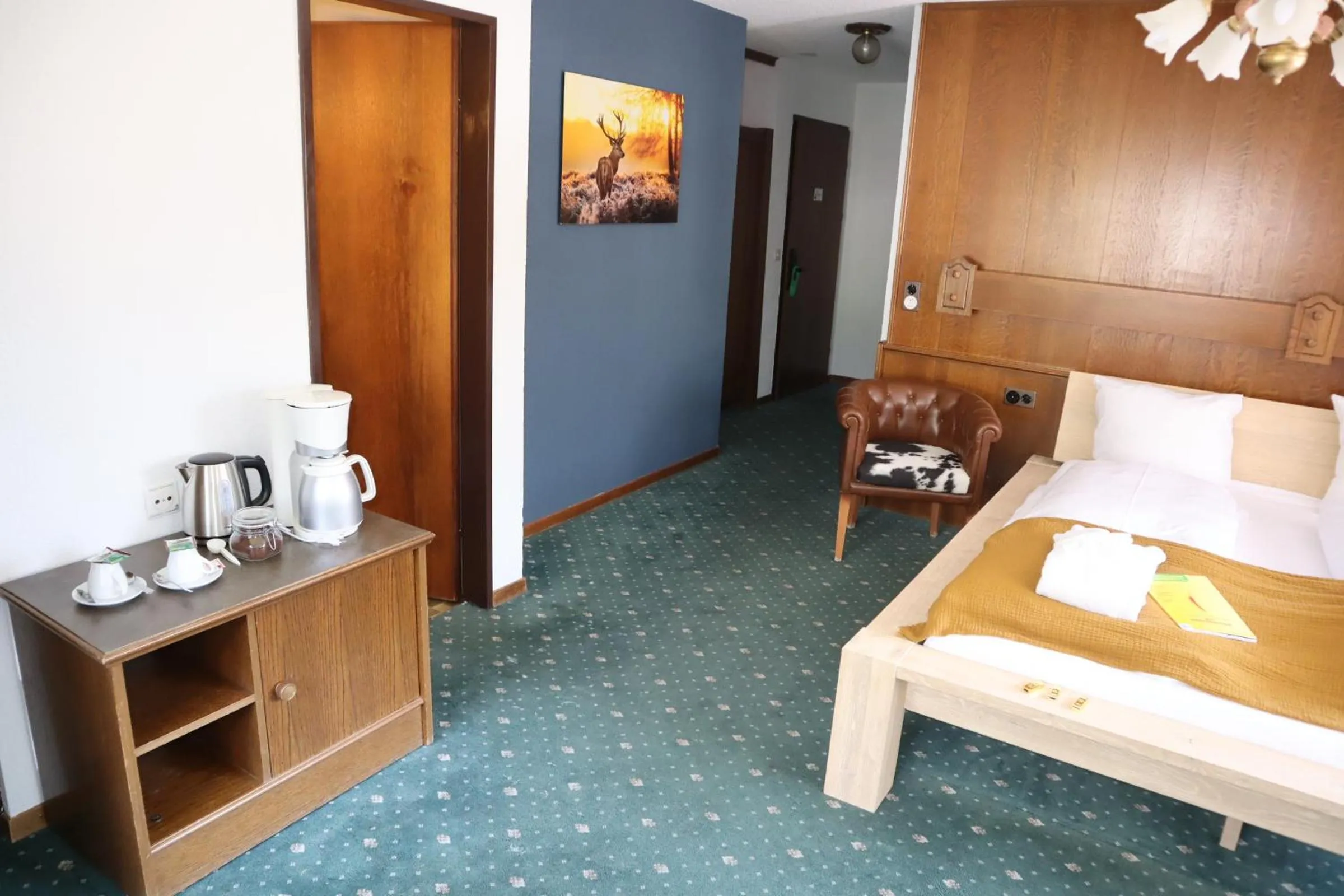 Bed in Grichting Hotel & Serviced Apartments