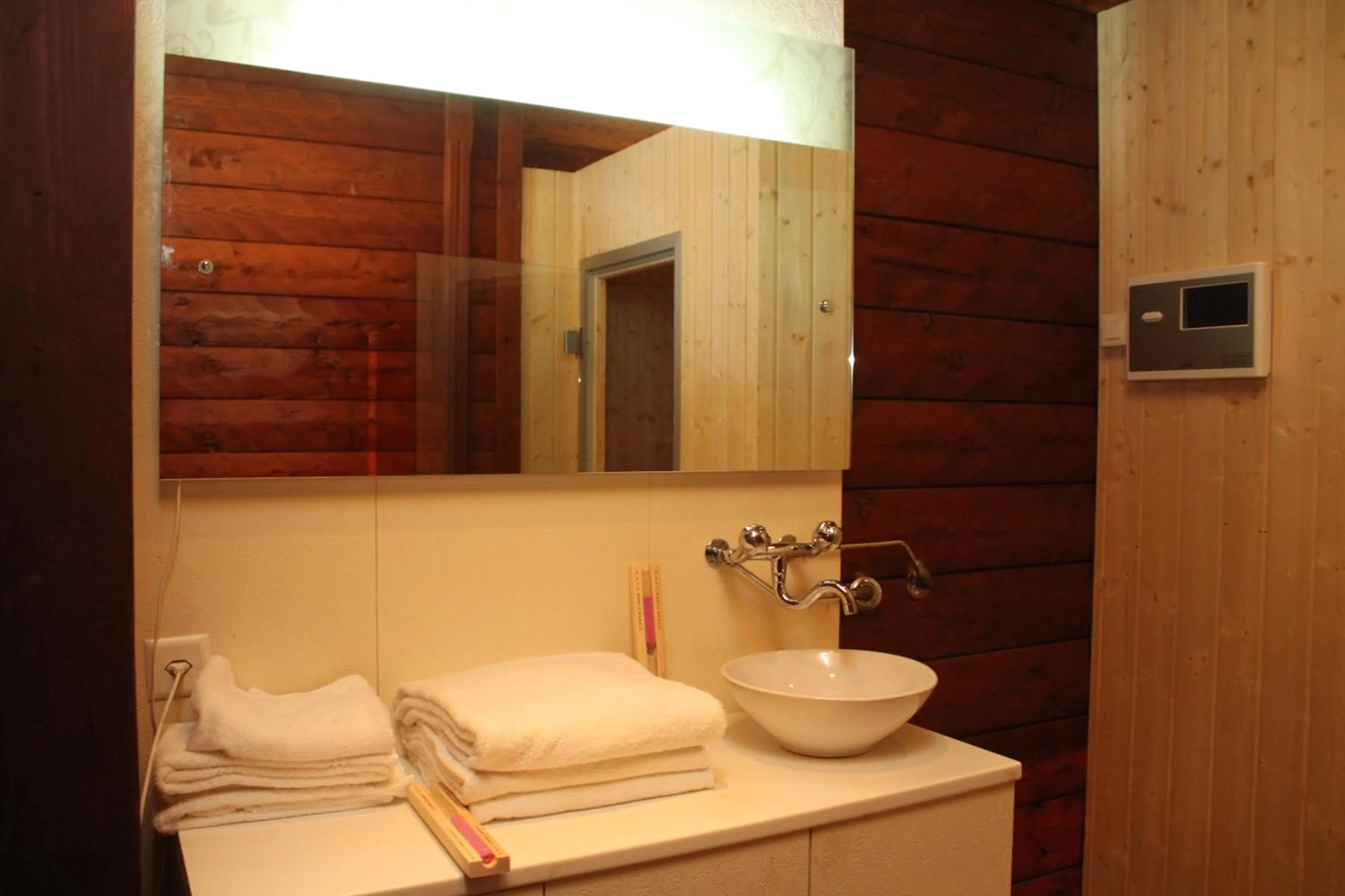 Sauna in Grichting Hotel & Serviced Apartments