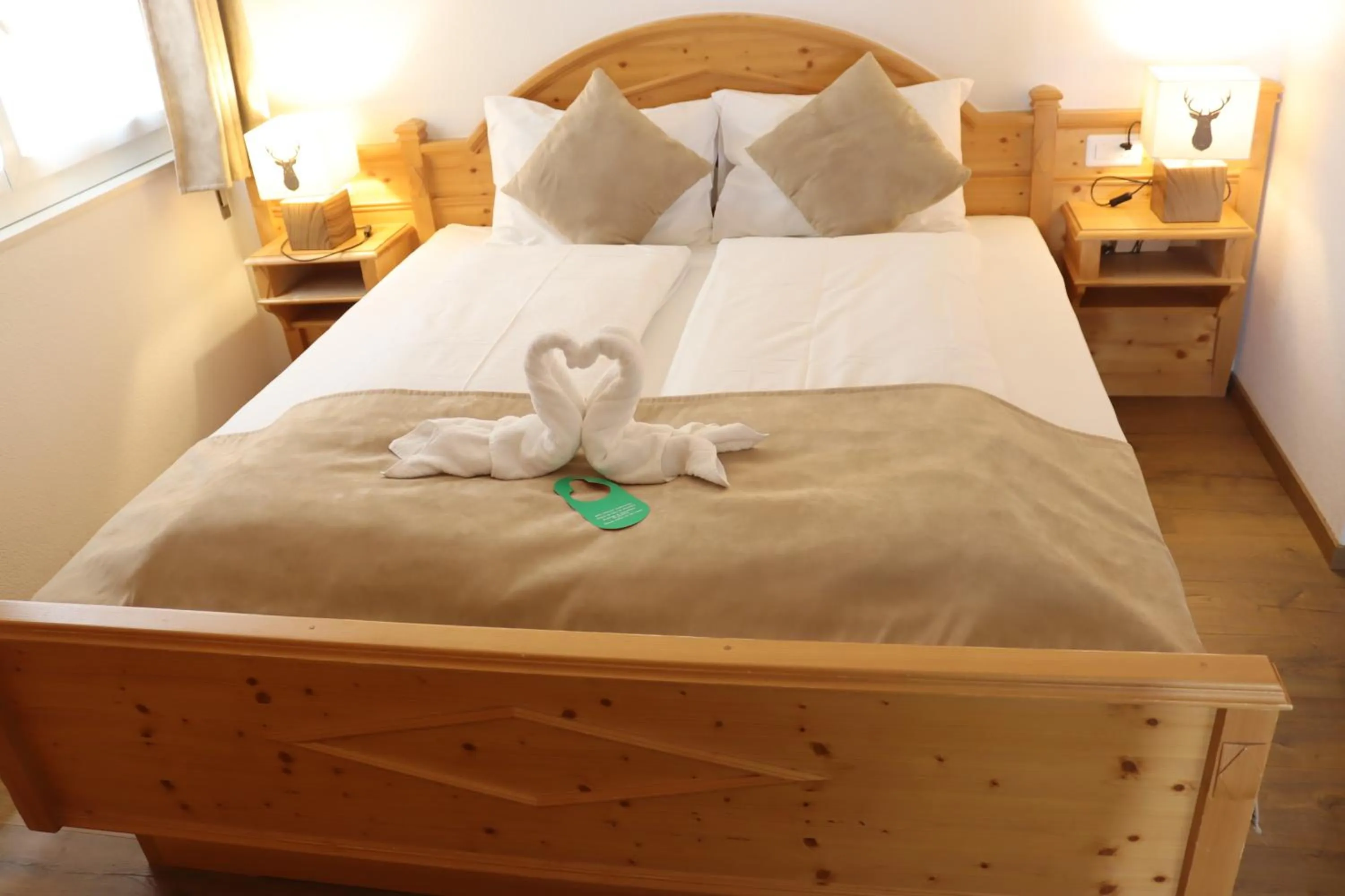 Bed in Grichting Hotel & Serviced Apartments