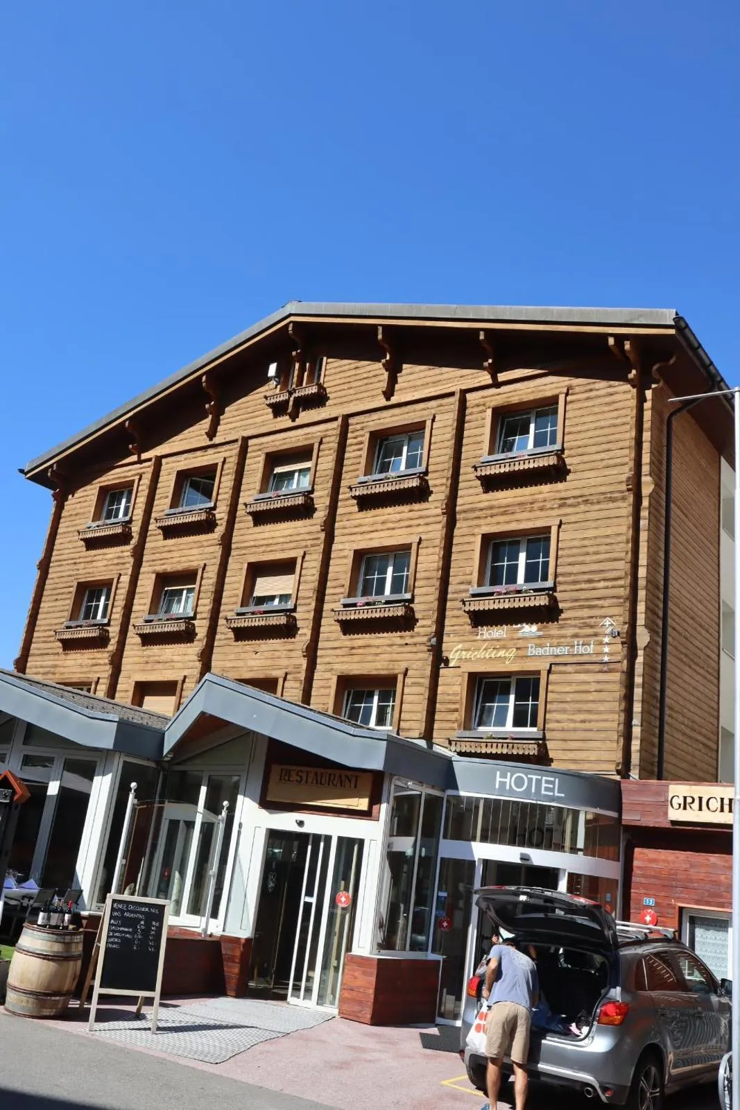 Property building in Grichting Hotel & Serviced Apartments