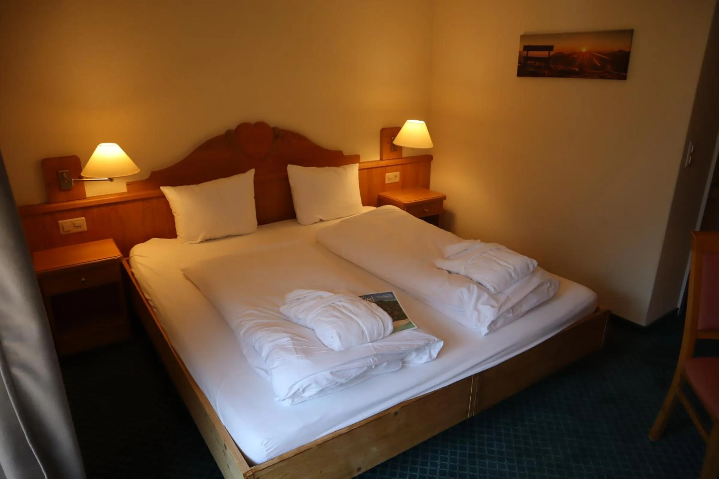 Bed in Grichting Hotel & Serviced Apartments