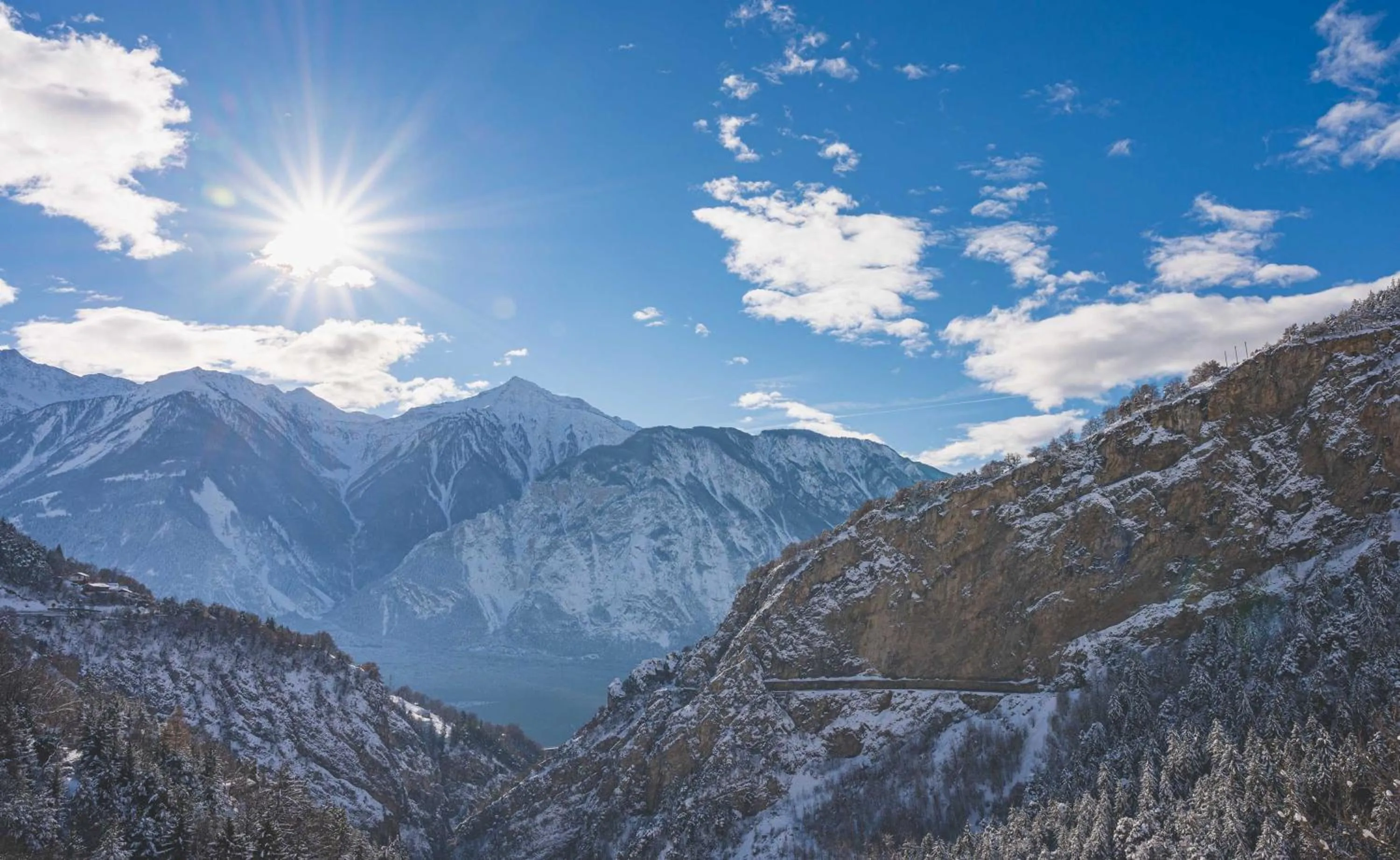 Mountain view in Grichting Hotel & Serviced Apartments