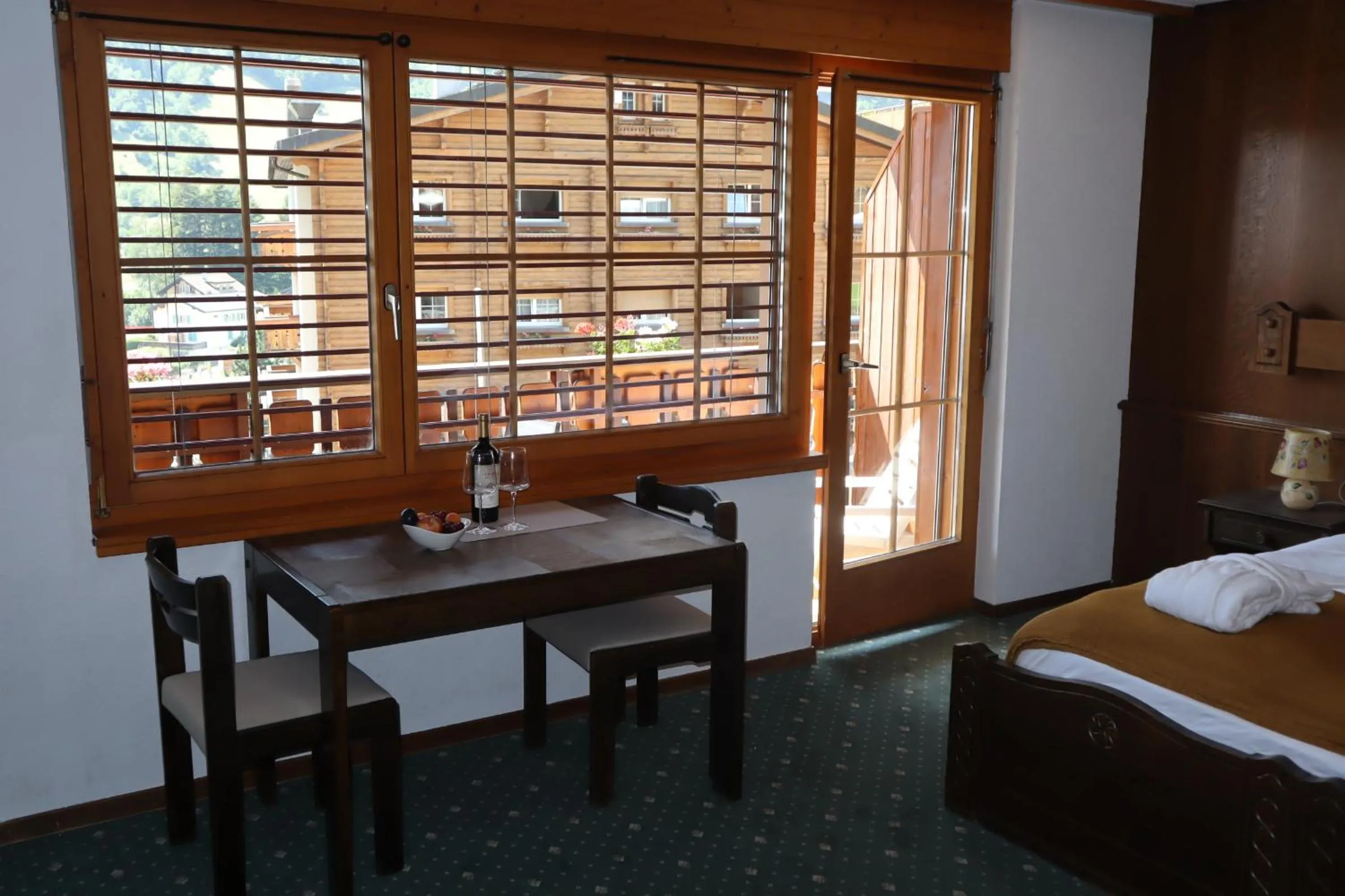 Bed in Grichting Hotel & Serviced Apartments