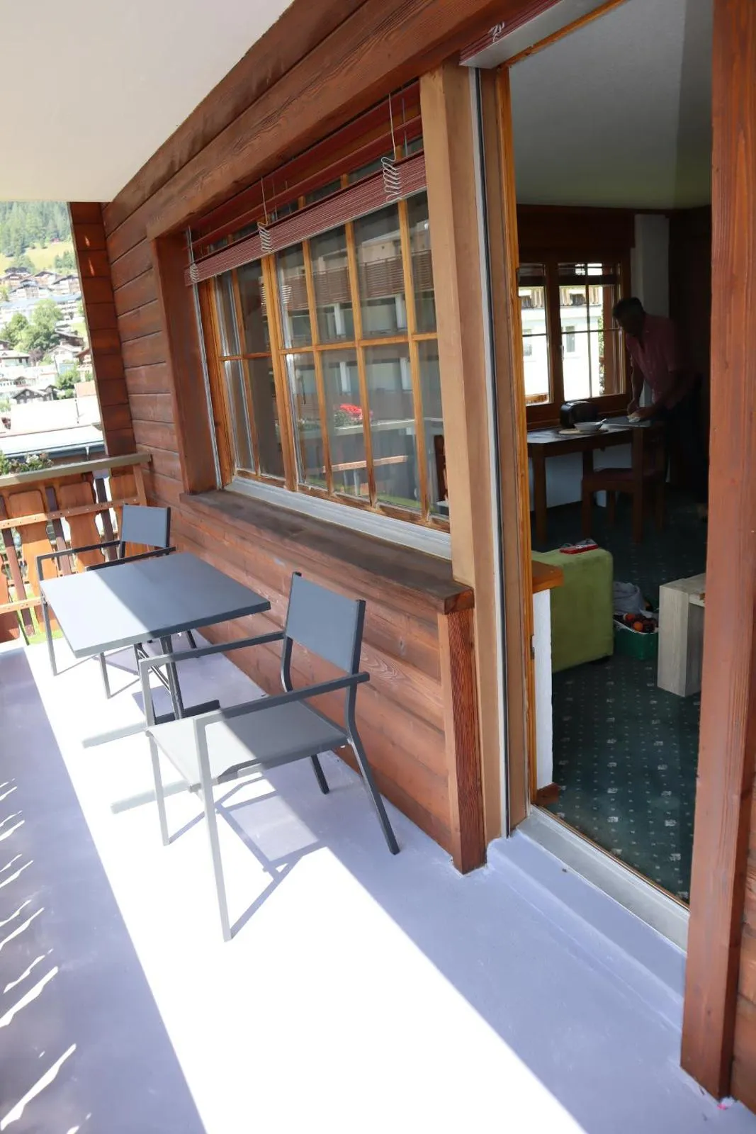 Patio in Grichting Hotel & Serviced Apartments