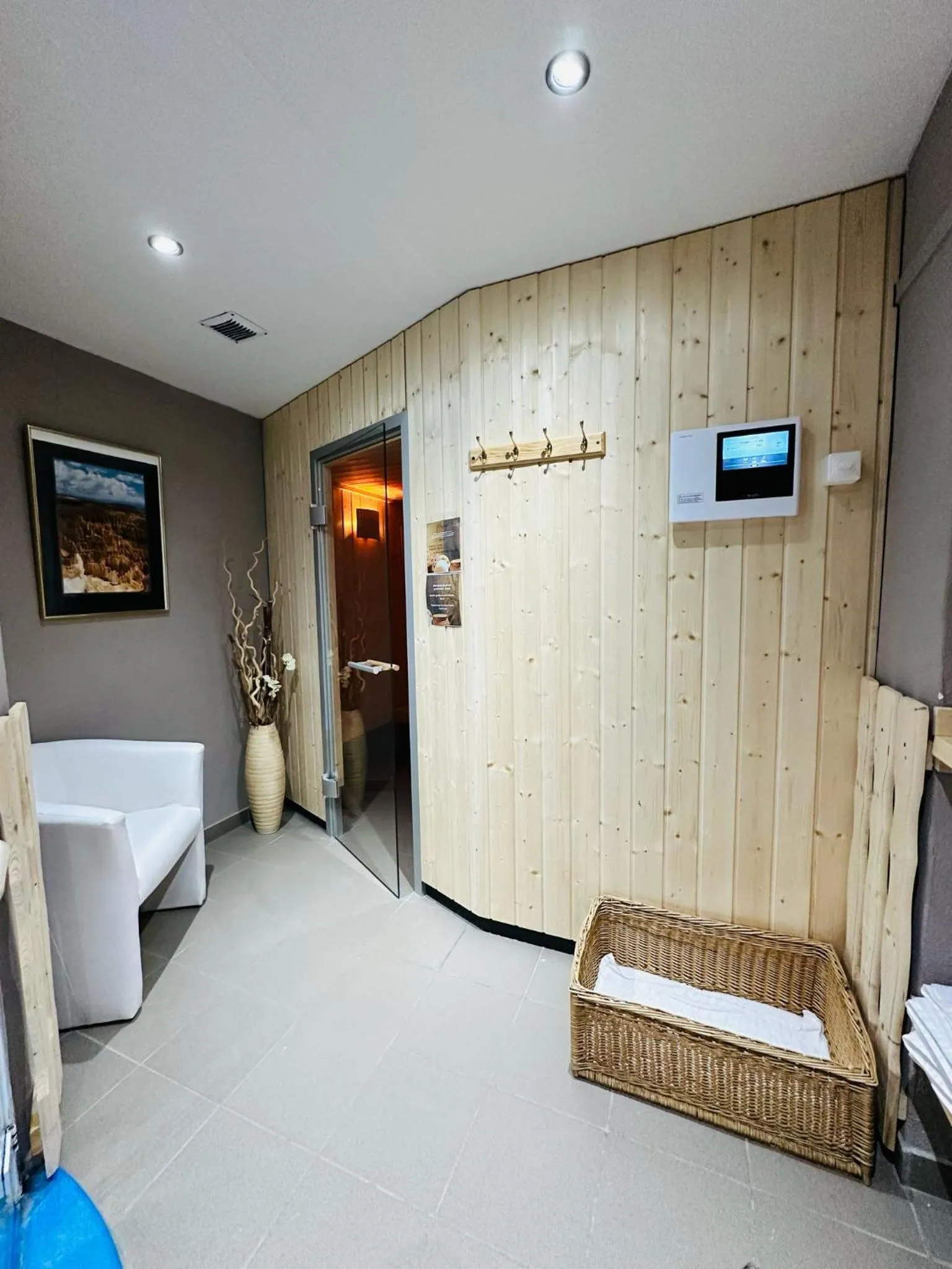 Sauna in Grichting Hotel & Serviced Apartments