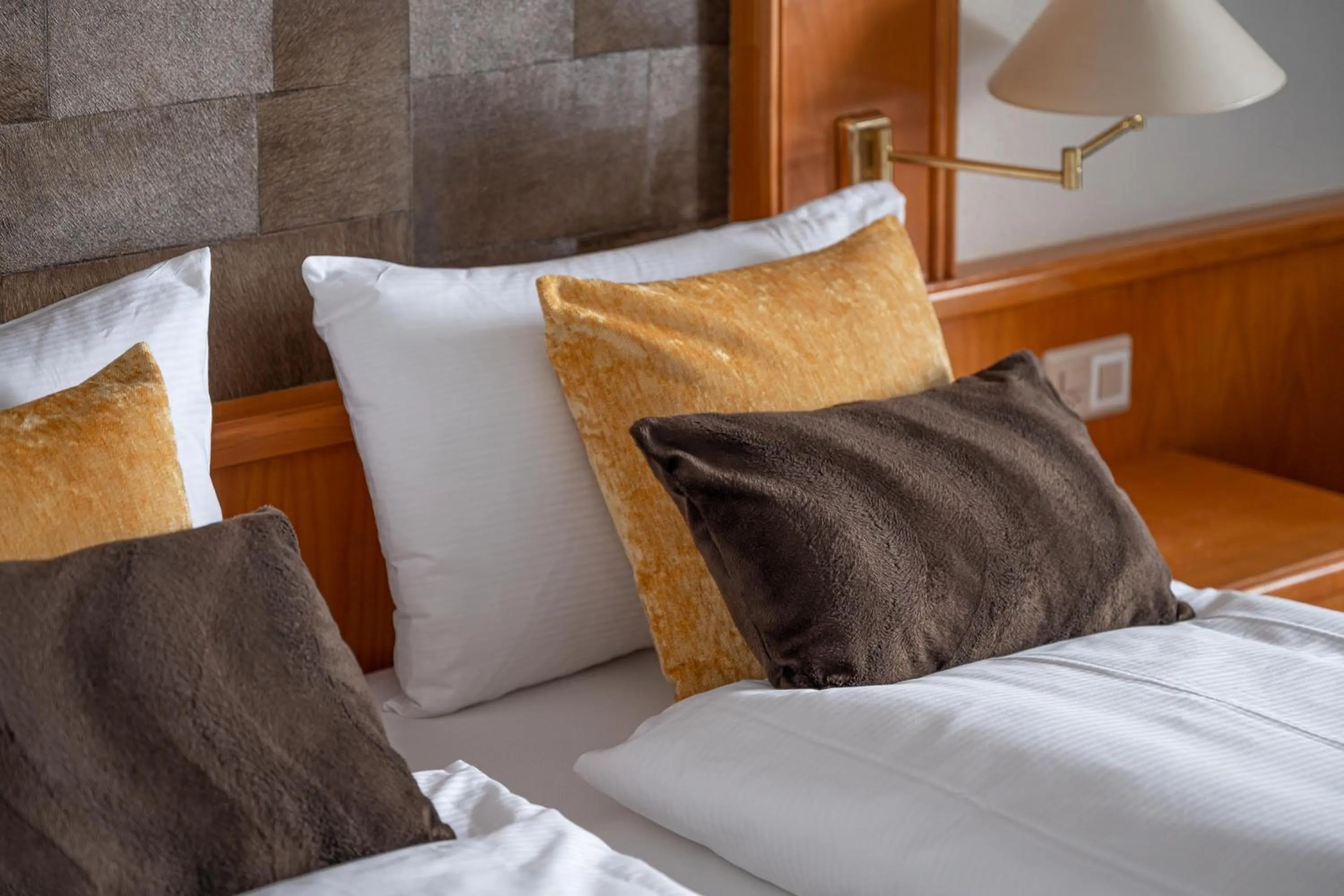 Bed in Grichting Hotel & Serviced Apartments