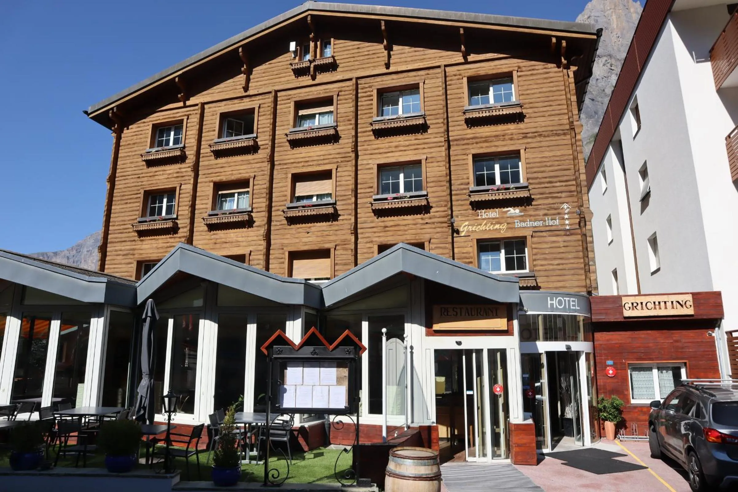 Property building in Grichting Hotel & Serviced Apartments