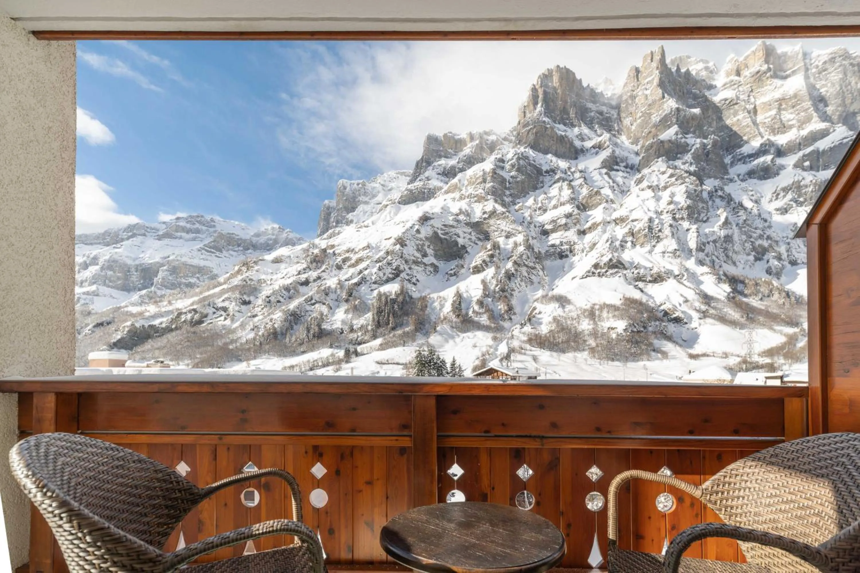 Balcony/Terrace in Grichting Hotel & Serviced Apartments