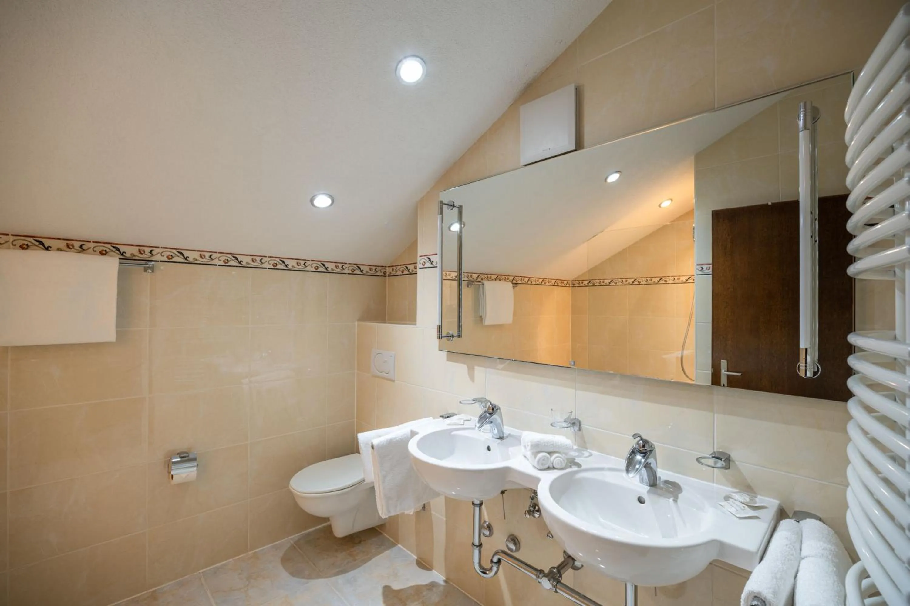 Shower in Grichting Hotel & Serviced Apartments