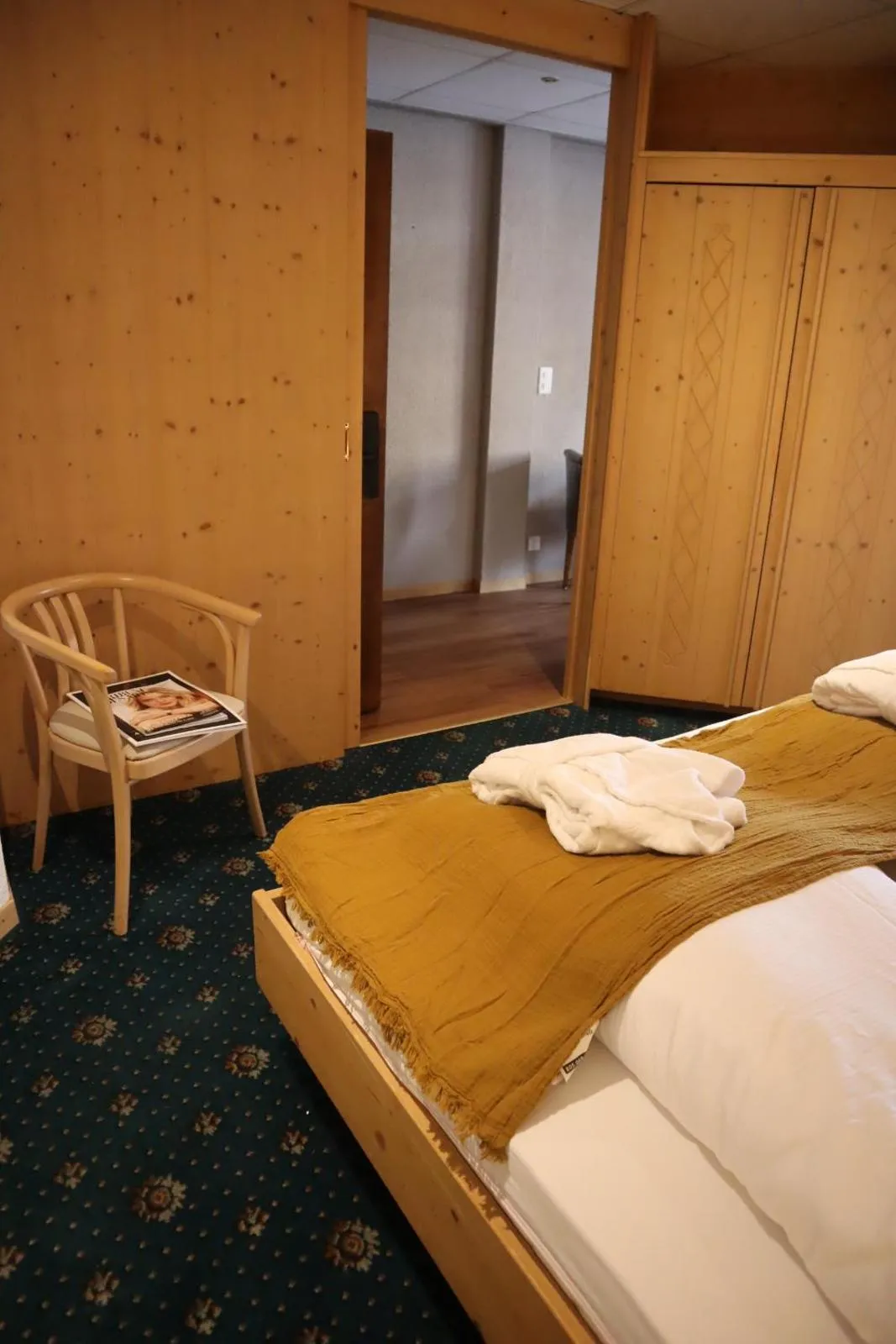 Bed in Grichting Hotel & Serviced Apartments