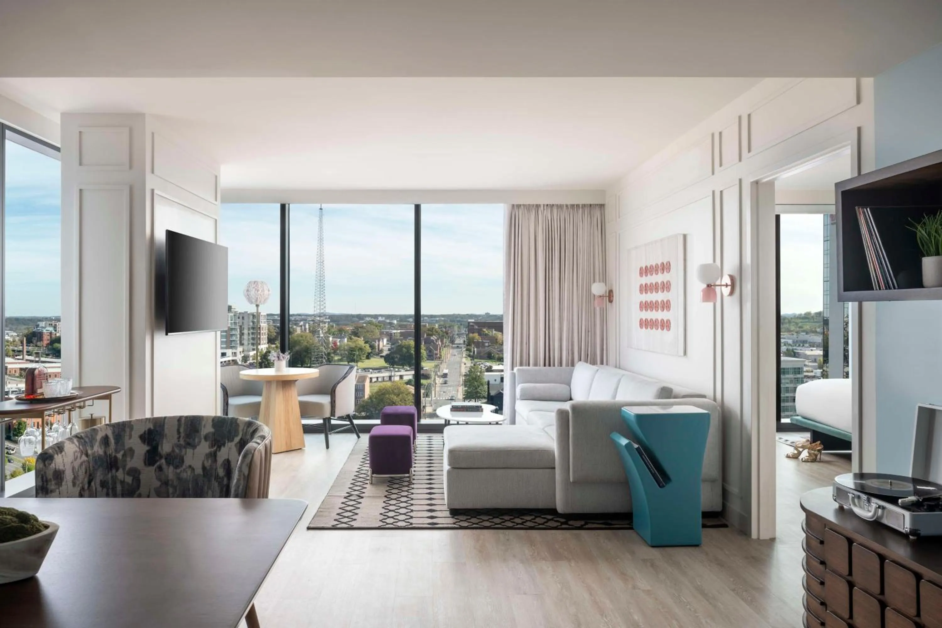 Photo of the whole room in Hyatt Centric Downtown Nashville