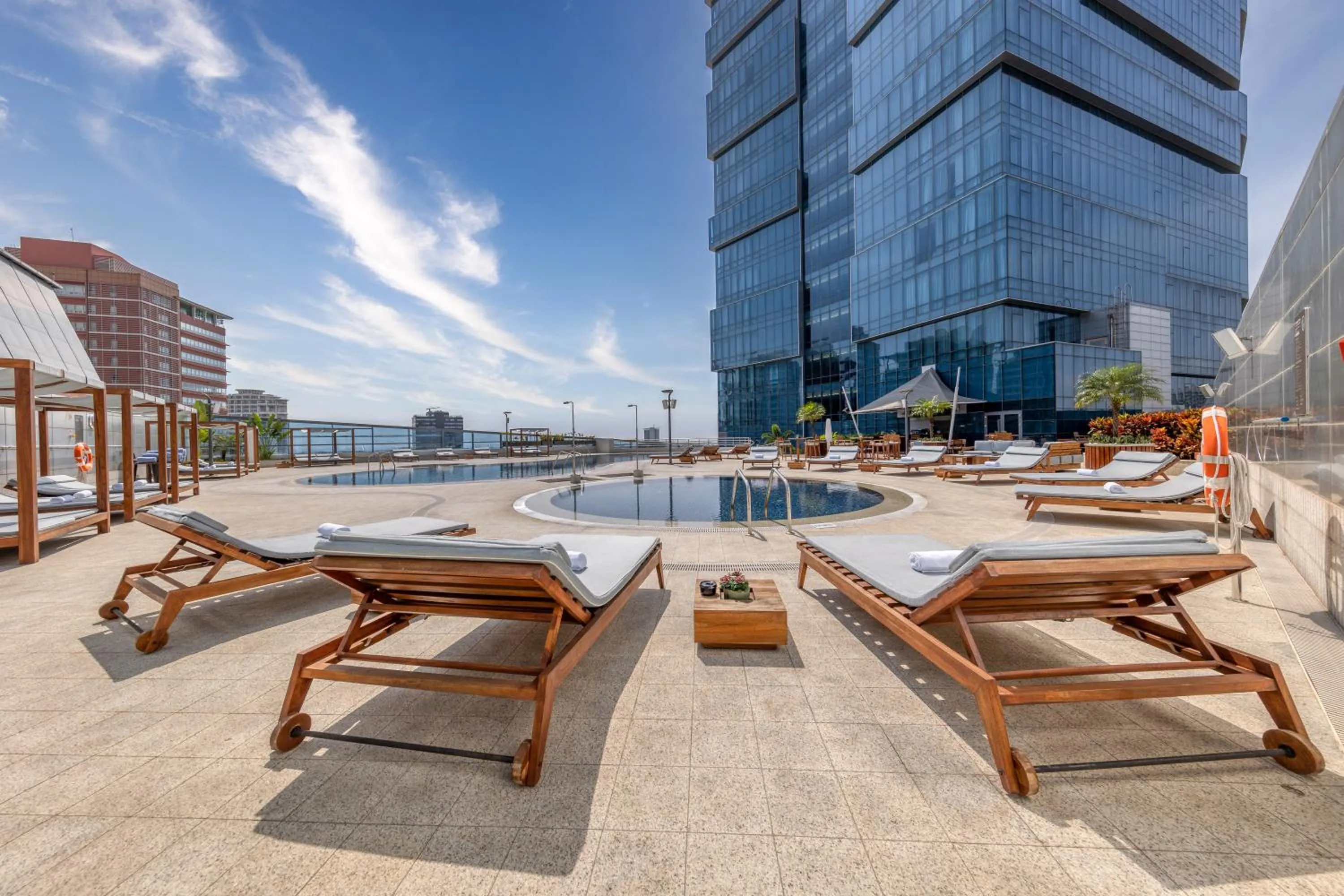 Swimming pool in InterContinental Luanda Miramar by IHG