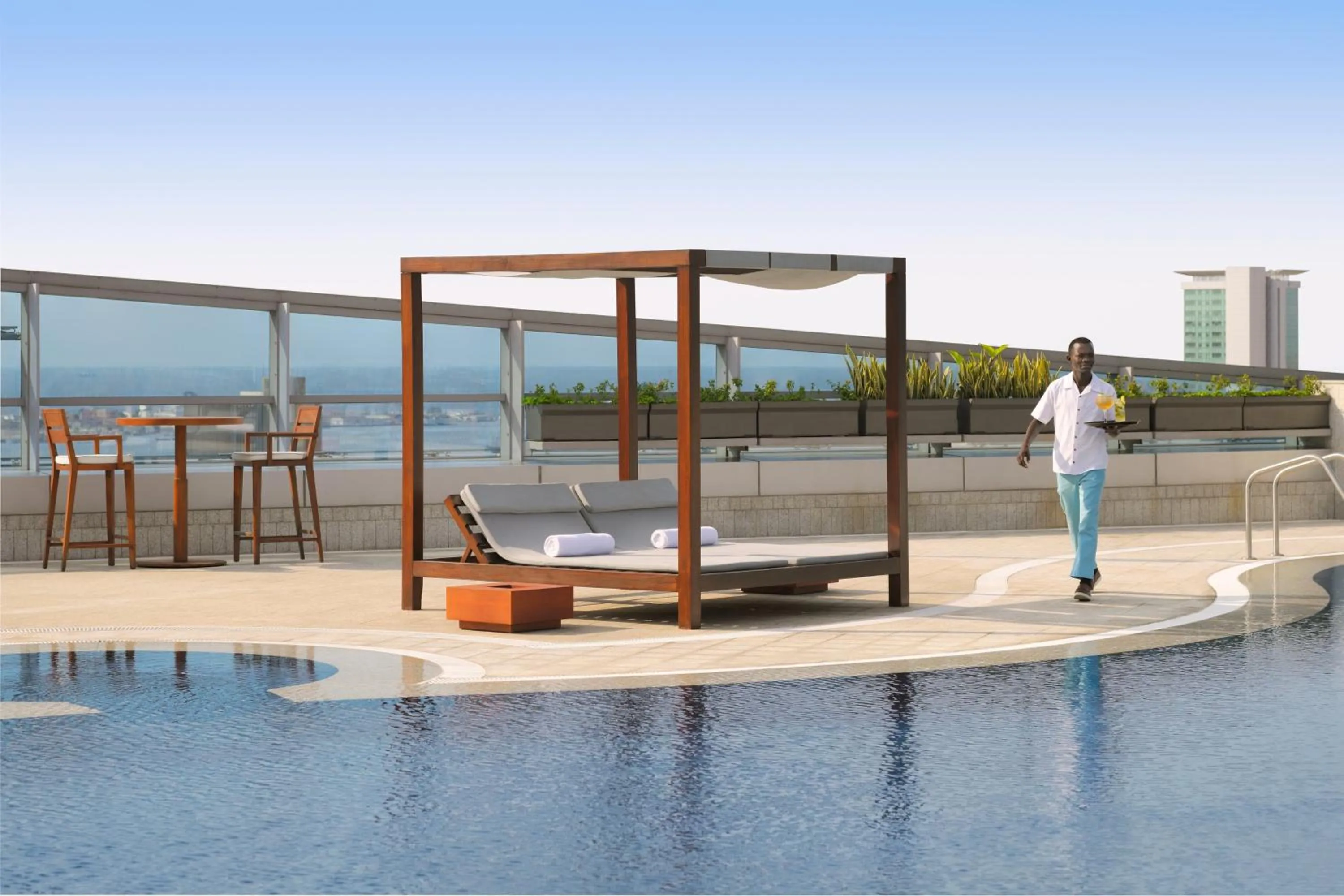 Swimming pool in InterContinental Luanda Miramar by IHG