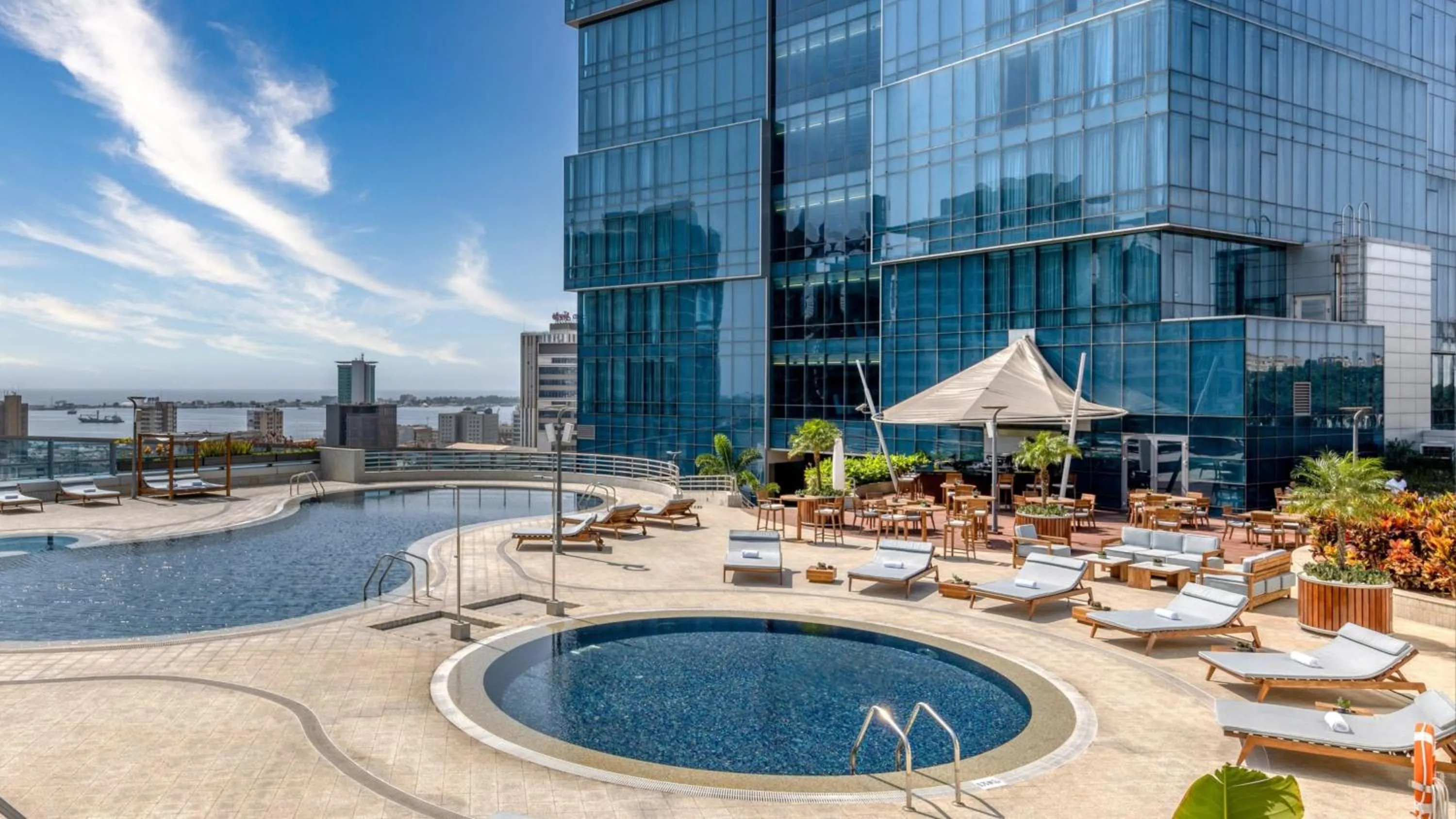 Swimming pool in InterContinental Luanda Miramar by IHG