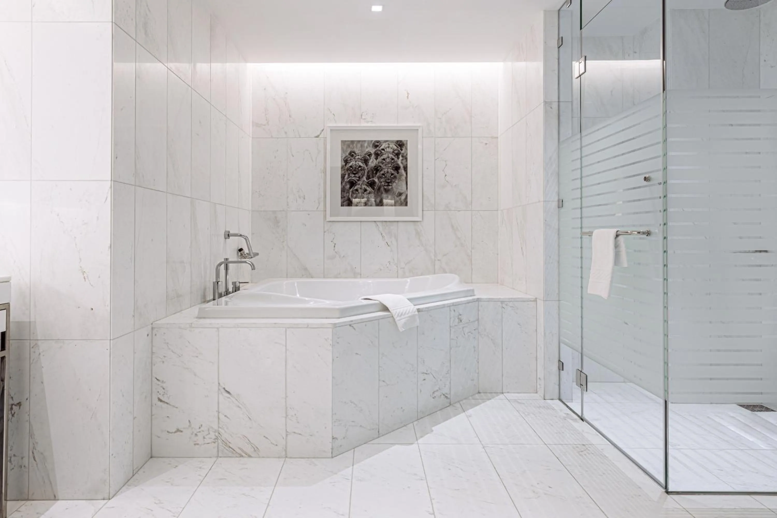 Shower in InterContinental Luanda Miramar by IHG