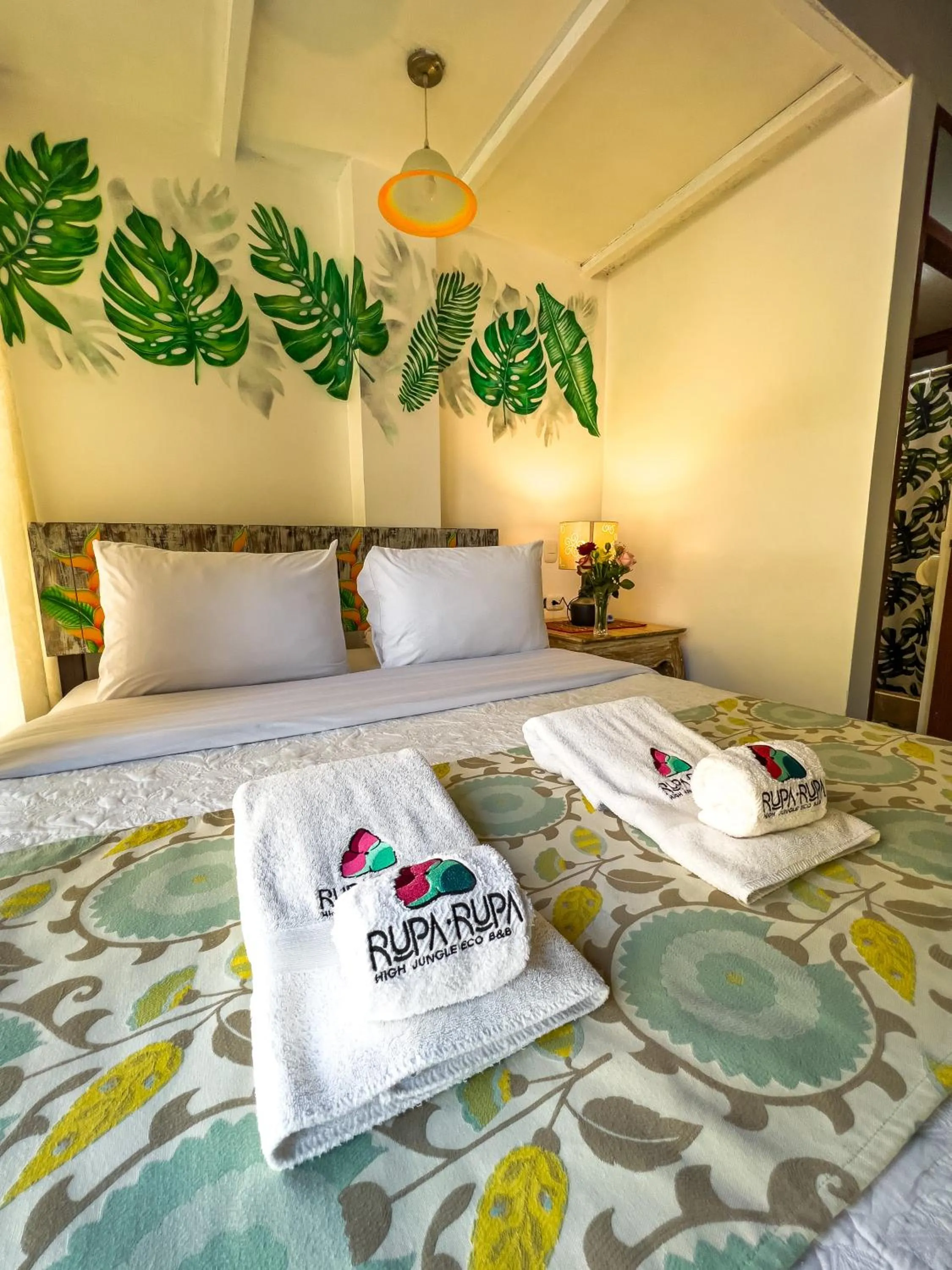 Bed in Rupa Rupa High Jungle Eco B&B