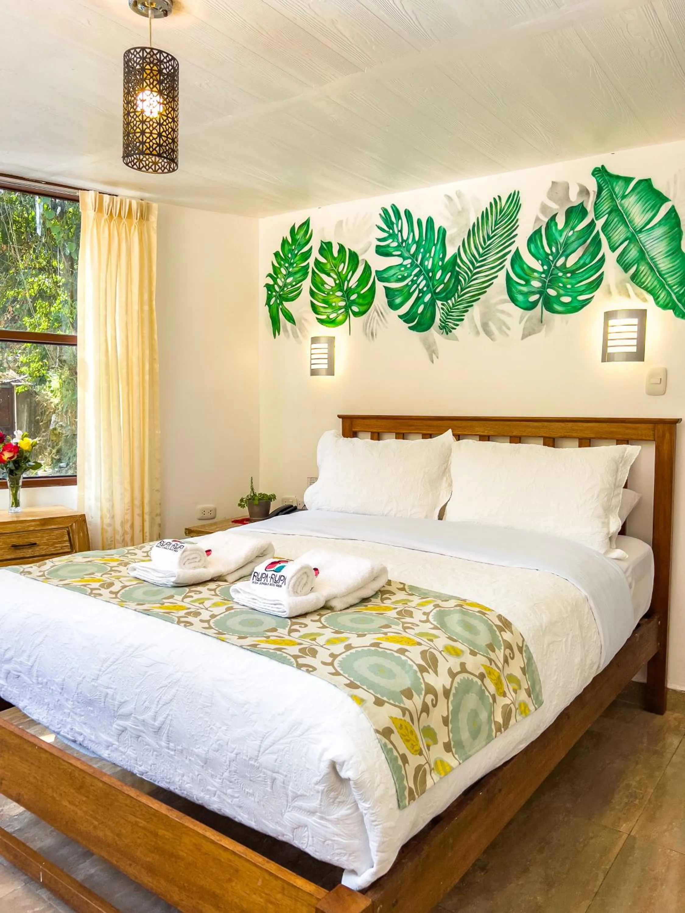 Bed in Rupa Rupa High Jungle Eco B&B