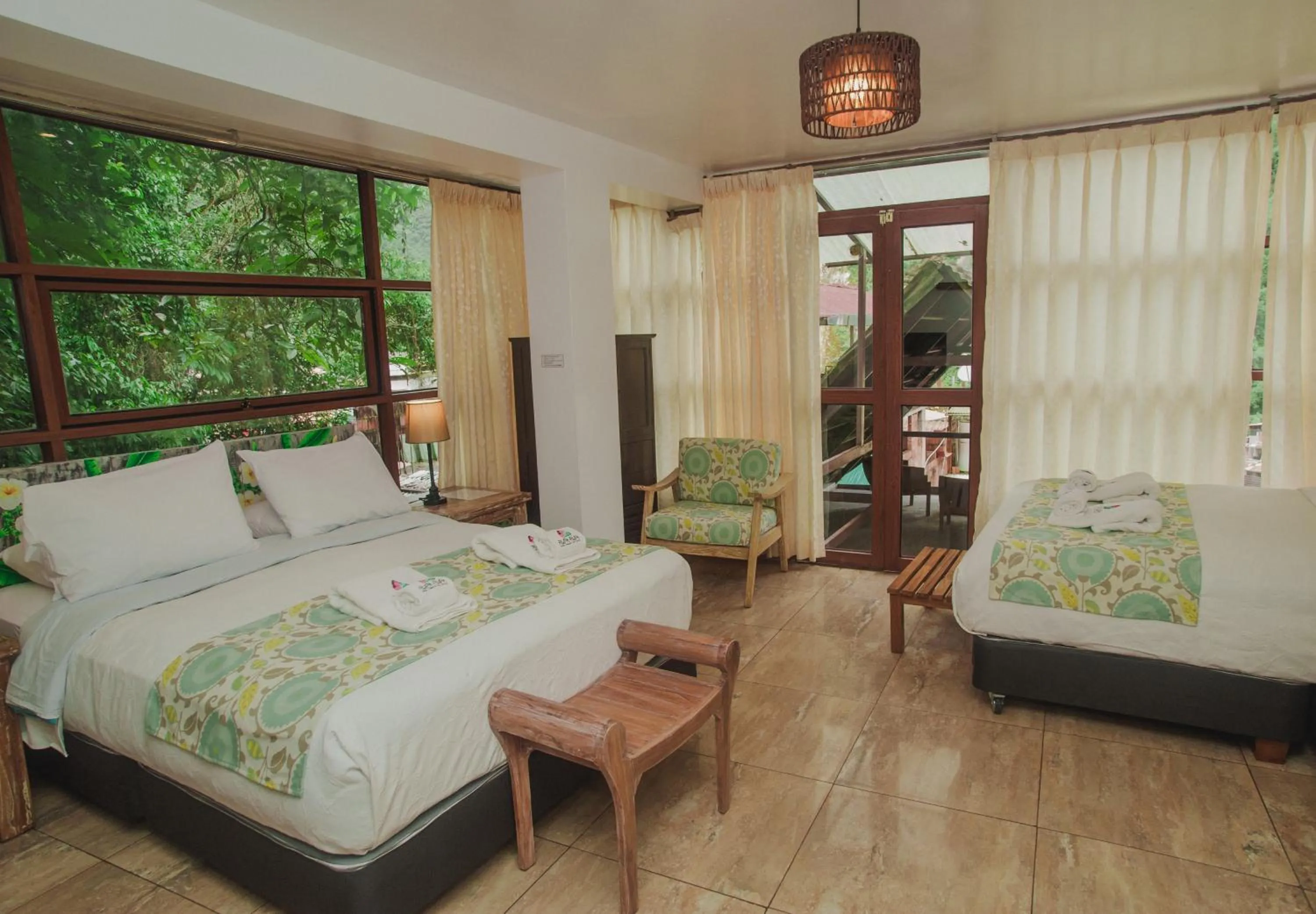 Bed in Rupa Rupa High Jungle Eco B&B