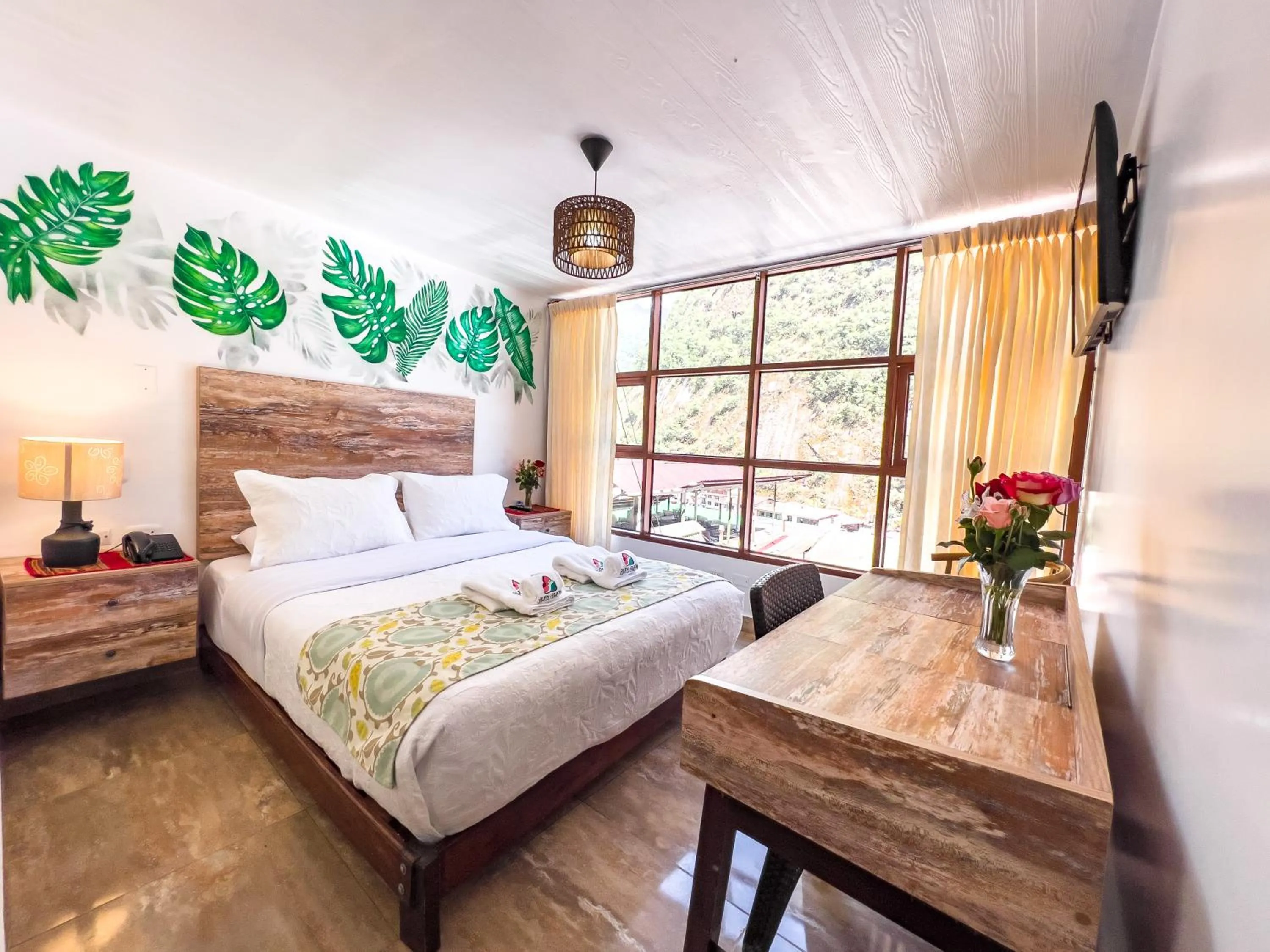 Bed in Rupa Rupa High Jungle Eco B&B