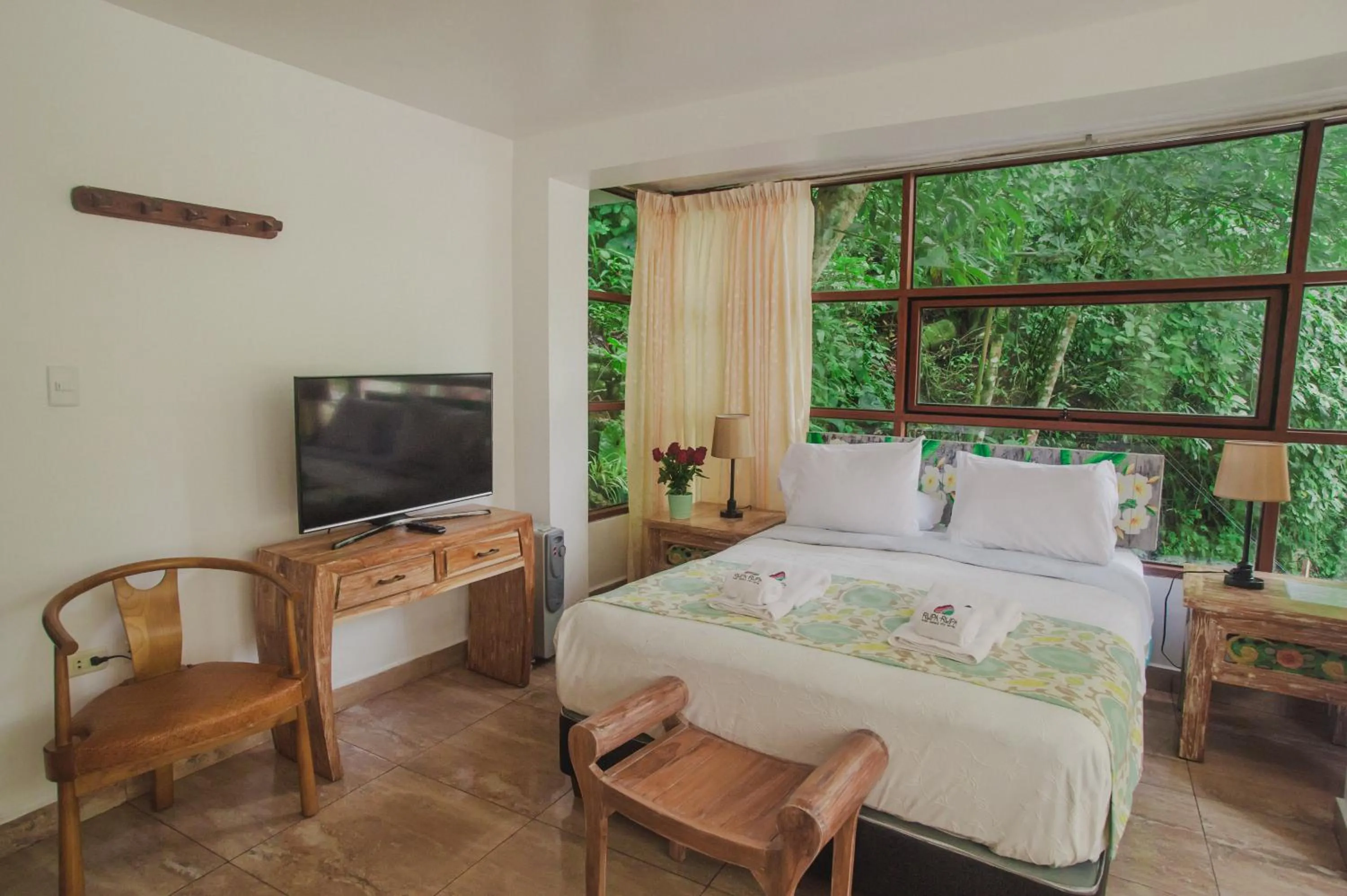 Bed in Rupa Rupa High Jungle Eco B&B