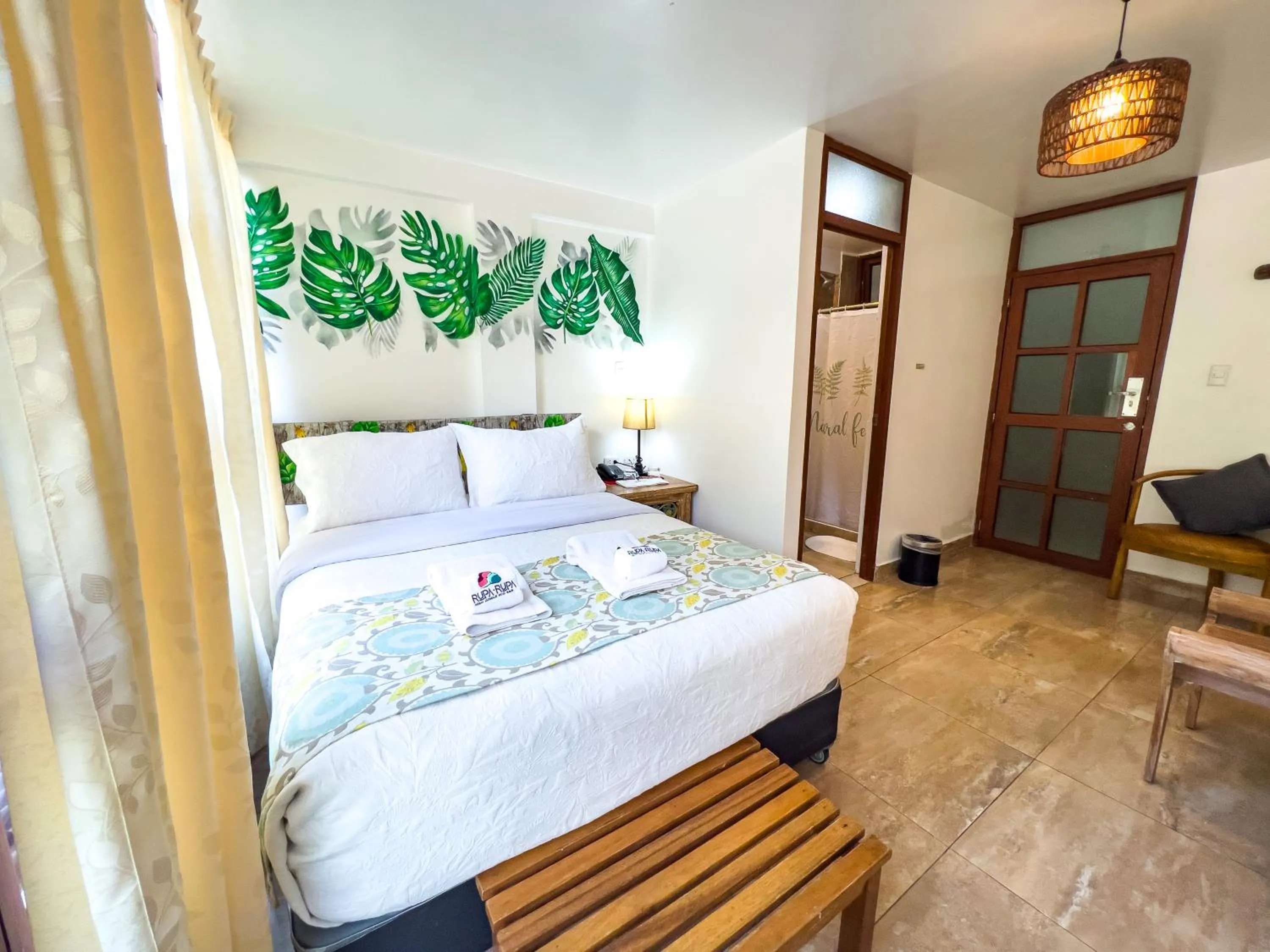 Bed in Rupa Rupa High Jungle Eco B&B