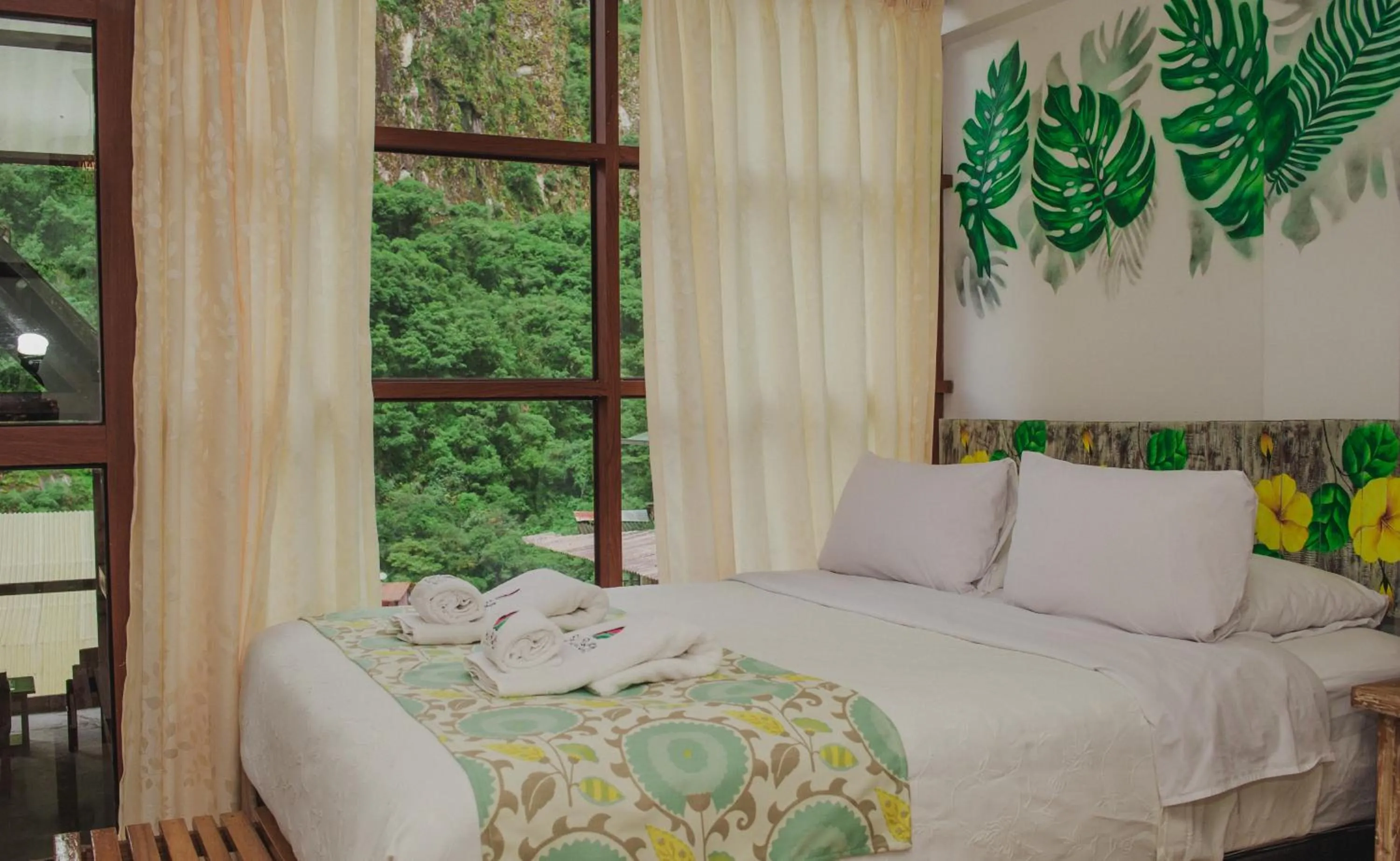 Bed in Rupa Rupa High Jungle Eco B&B
