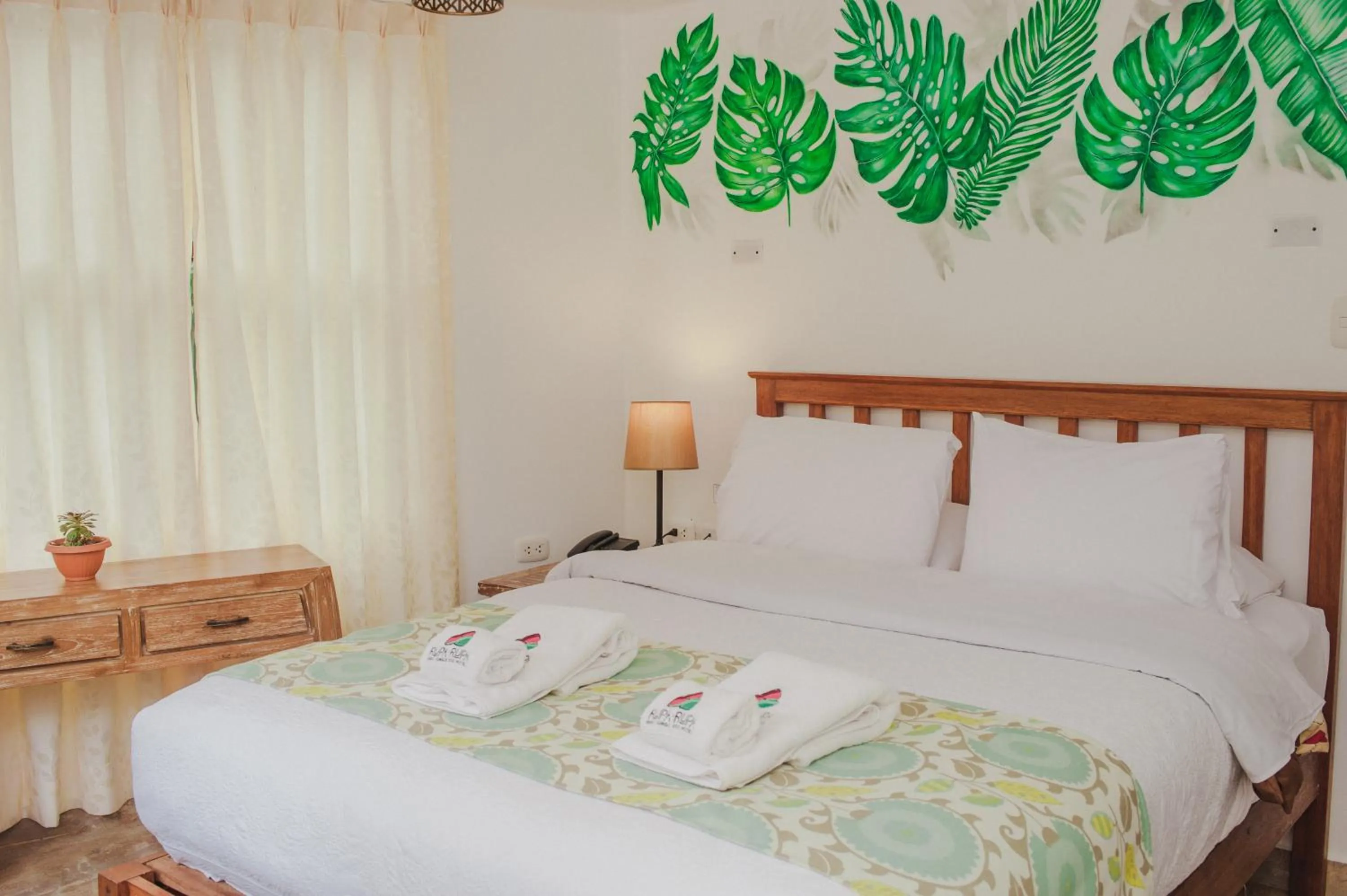 Bed in Rupa Rupa High Jungle Eco B&B