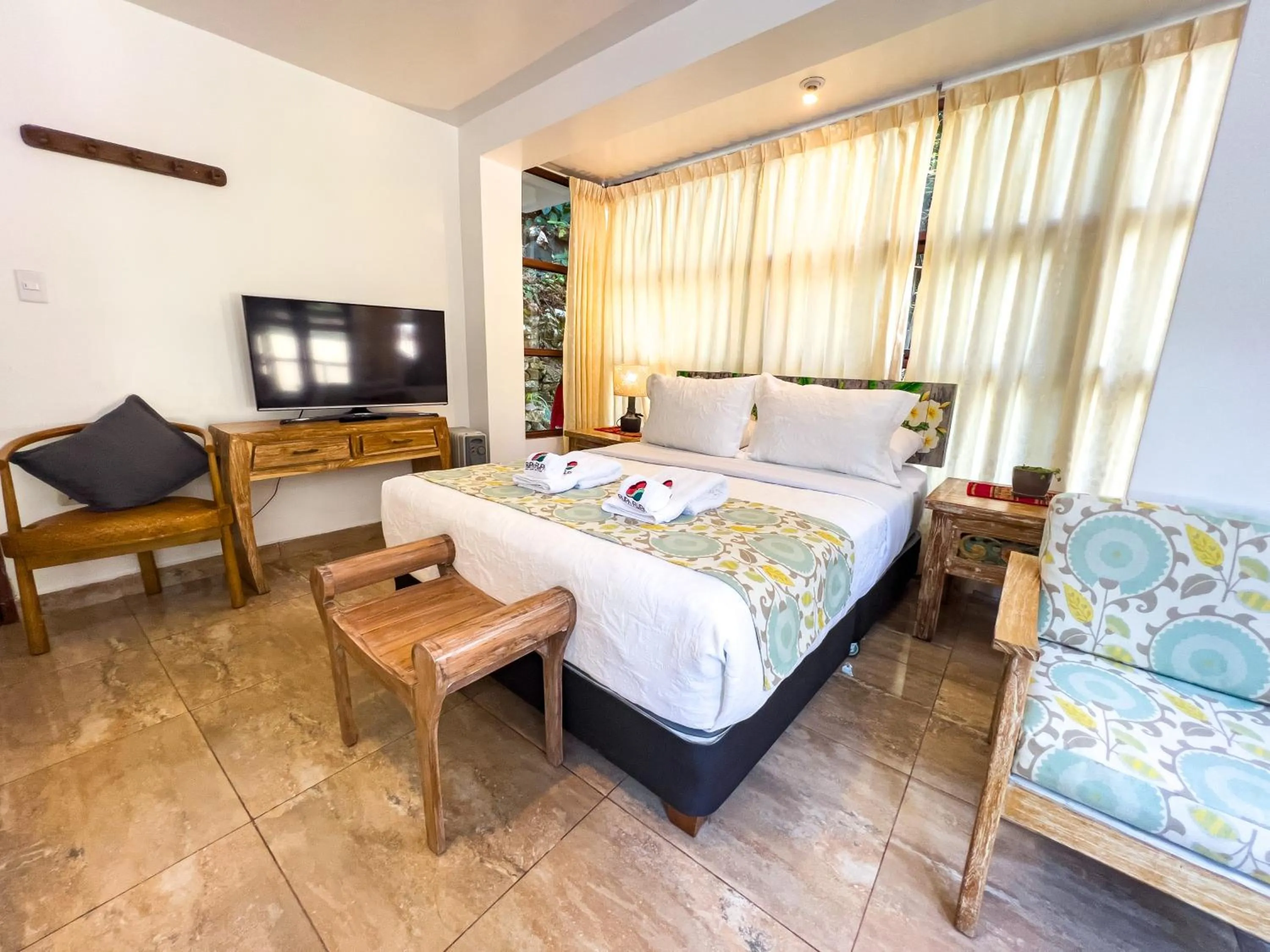 Bed in Rupa Rupa High Jungle Eco B&B