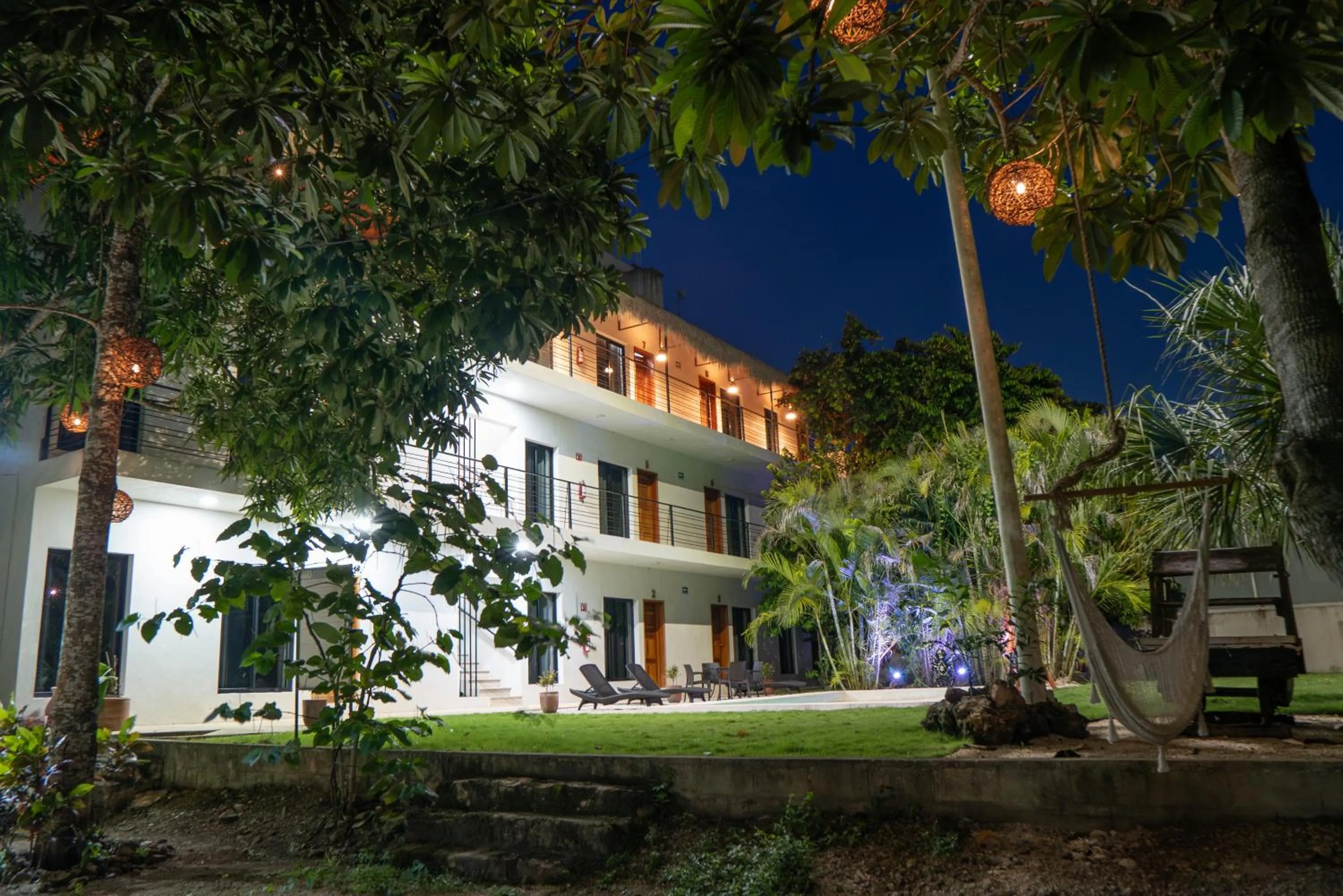 Garden view in Hotel Makech