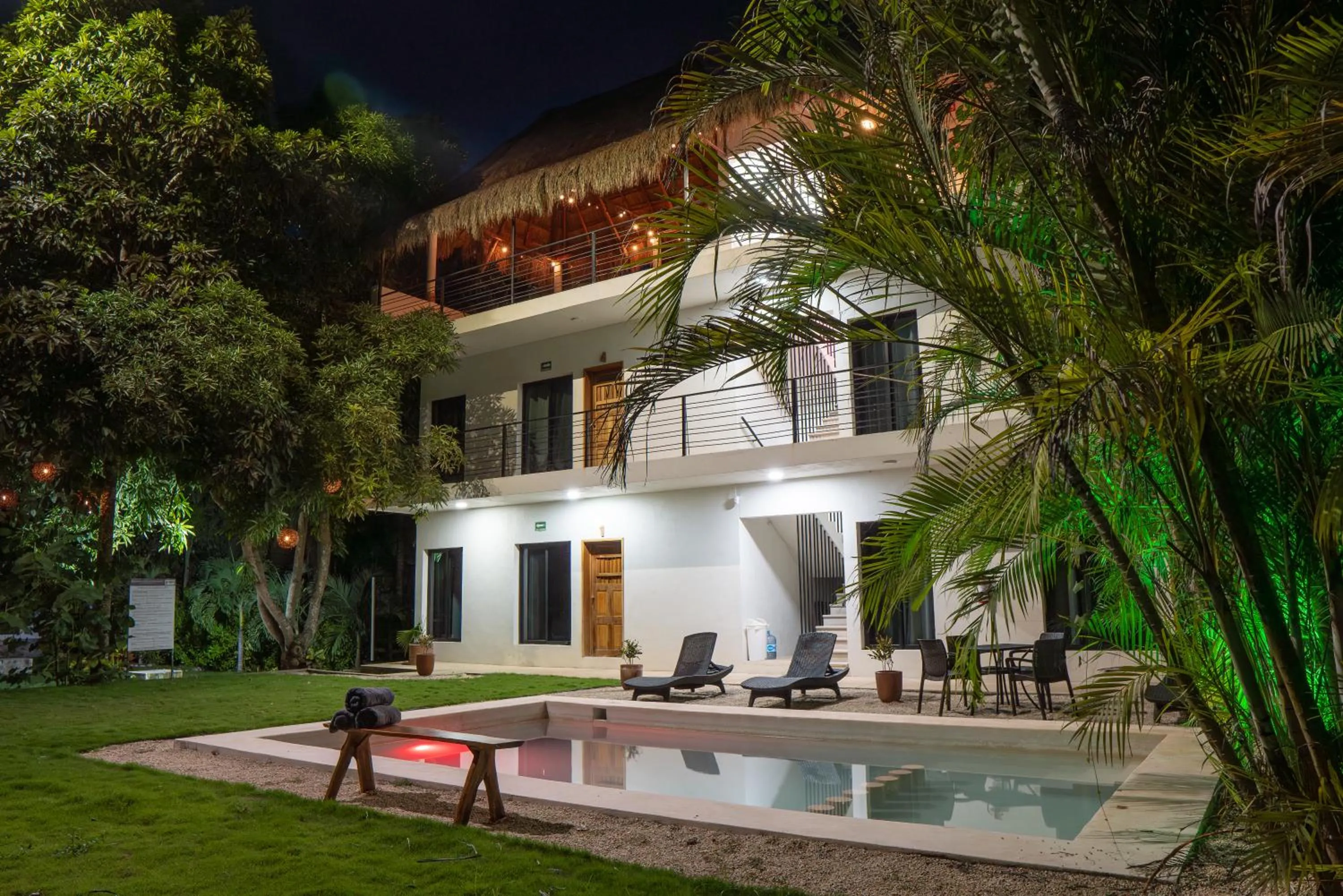 Garden view in Hotel Makech