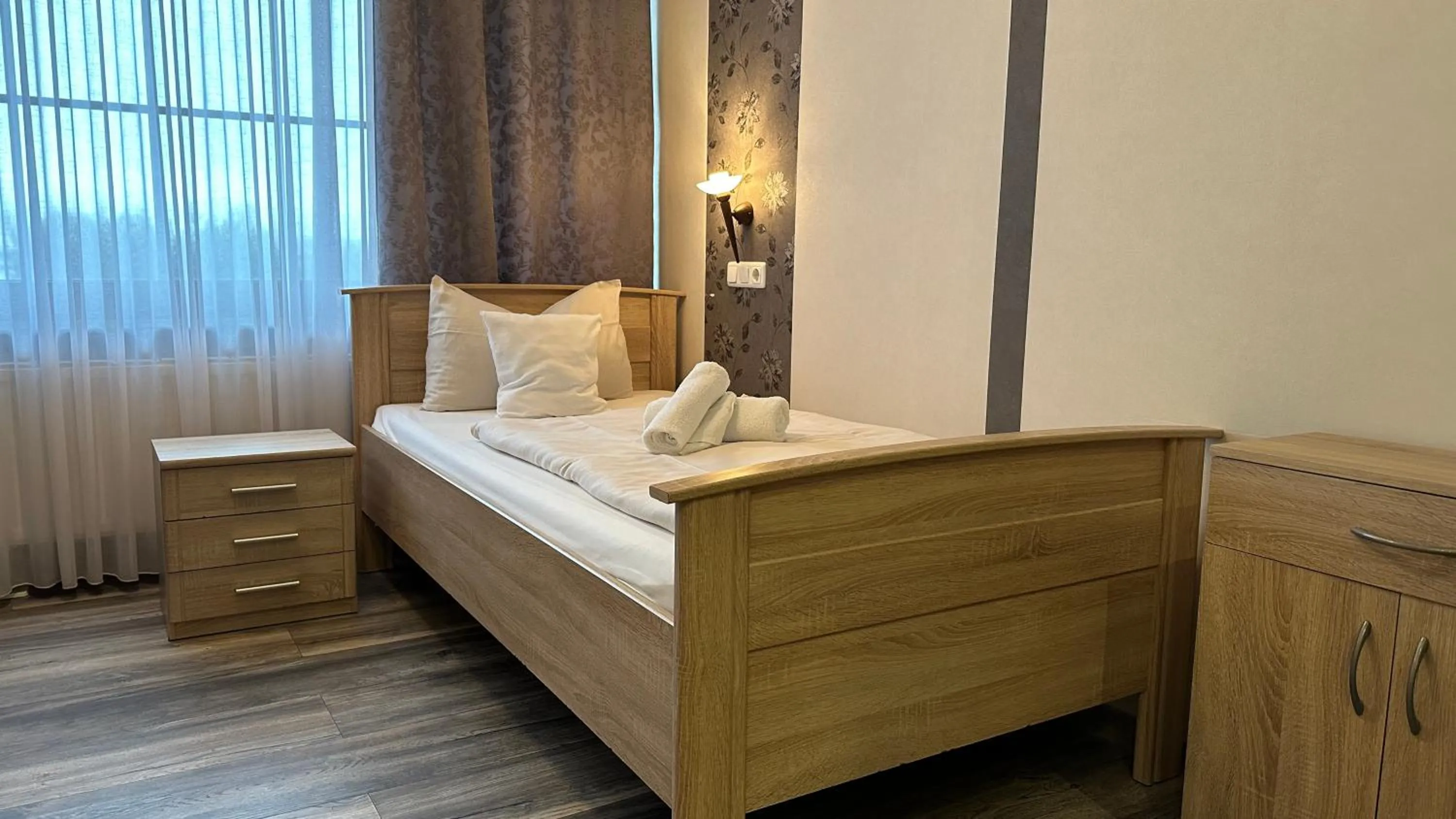 Bed in Hotel Wernerwald