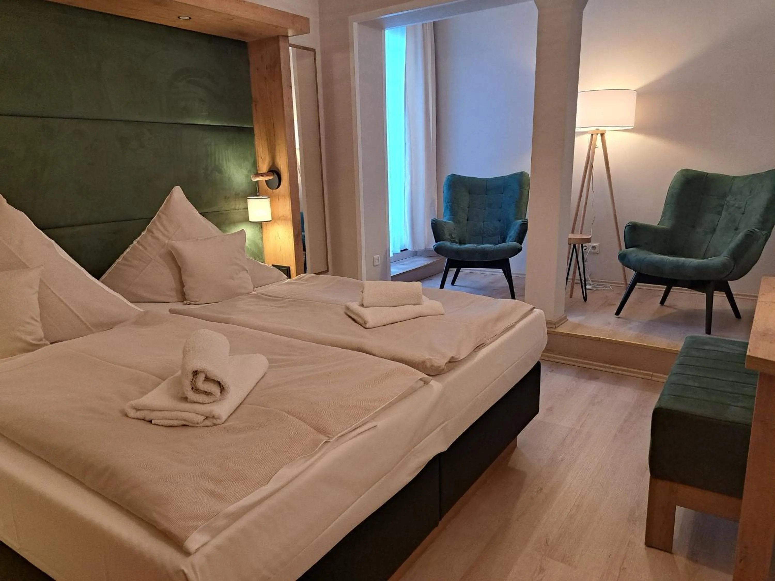 Bed in Hotel Wernerwald