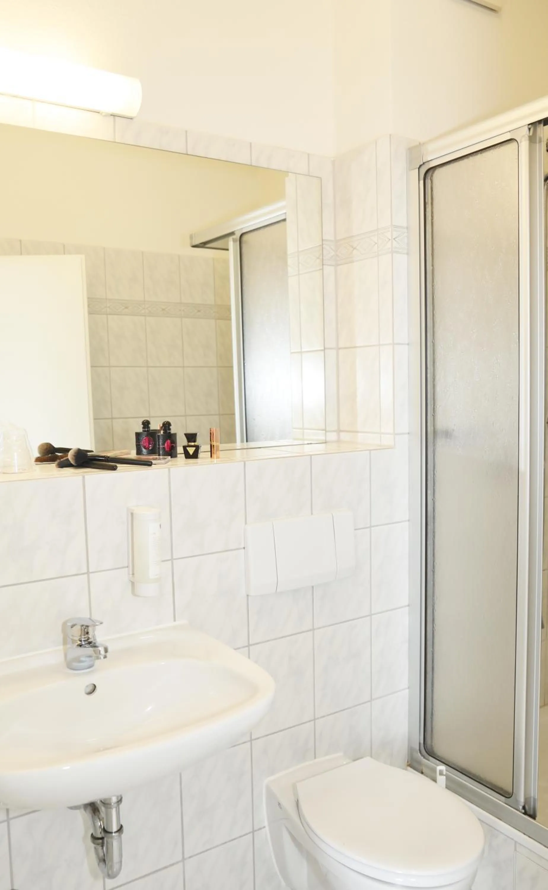 Bathroom in eXo Hotel Franka Bamberg - by NeVo Hotels