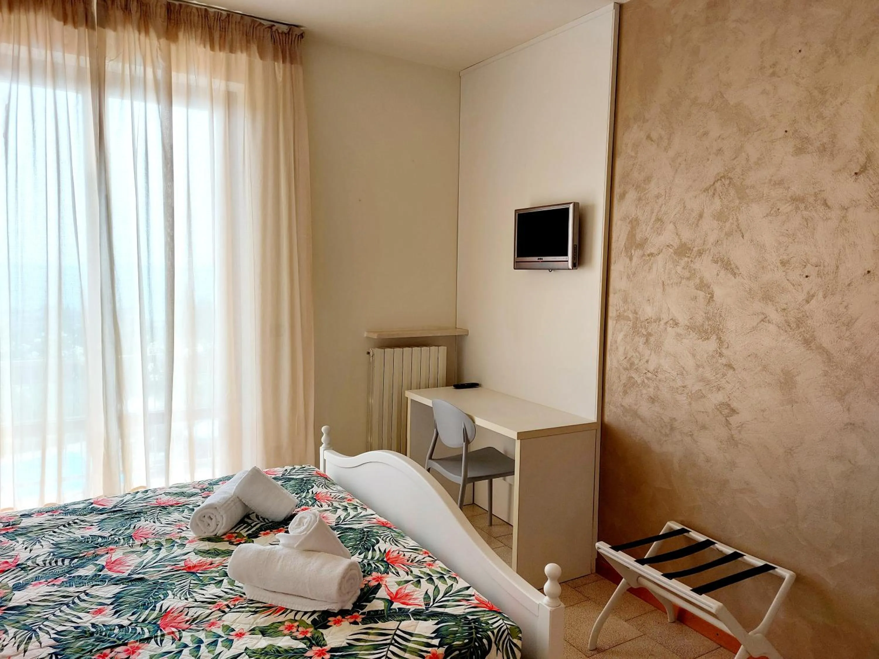 Garden view in Hotel Valbella