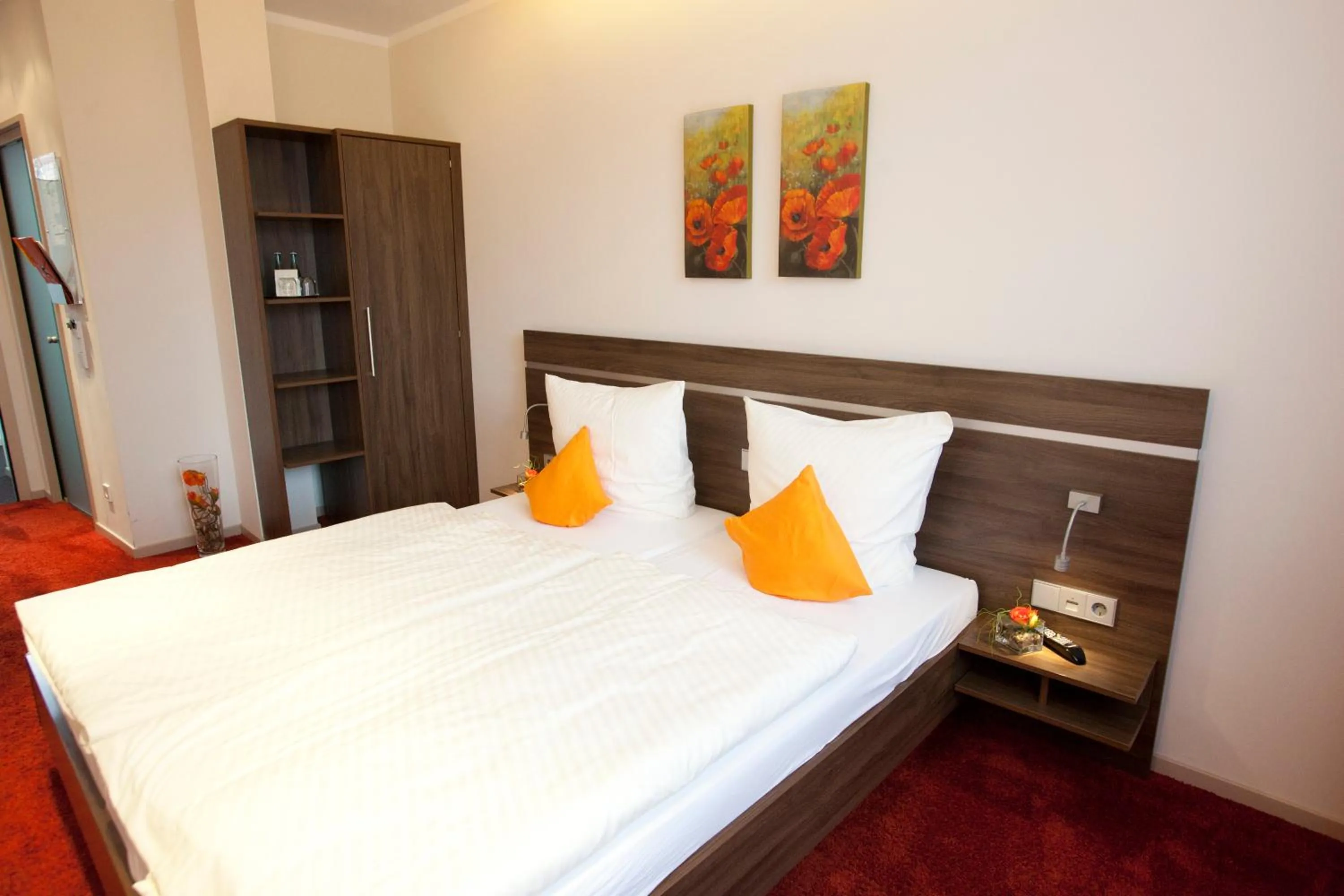 Bed in Hotel Schmidt am Markt