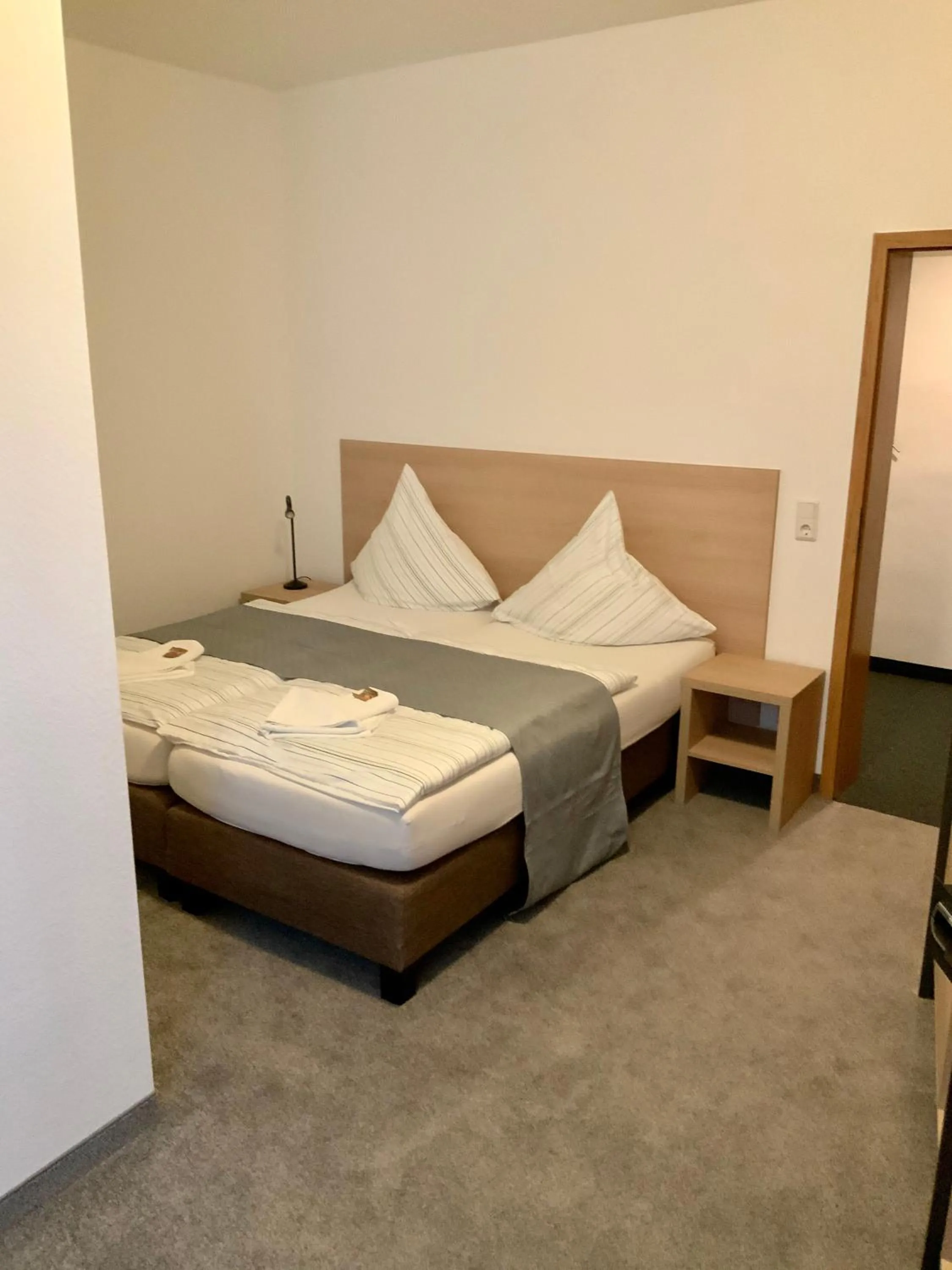 Bed in Bluhm's Hotel & Restaurant am Markt