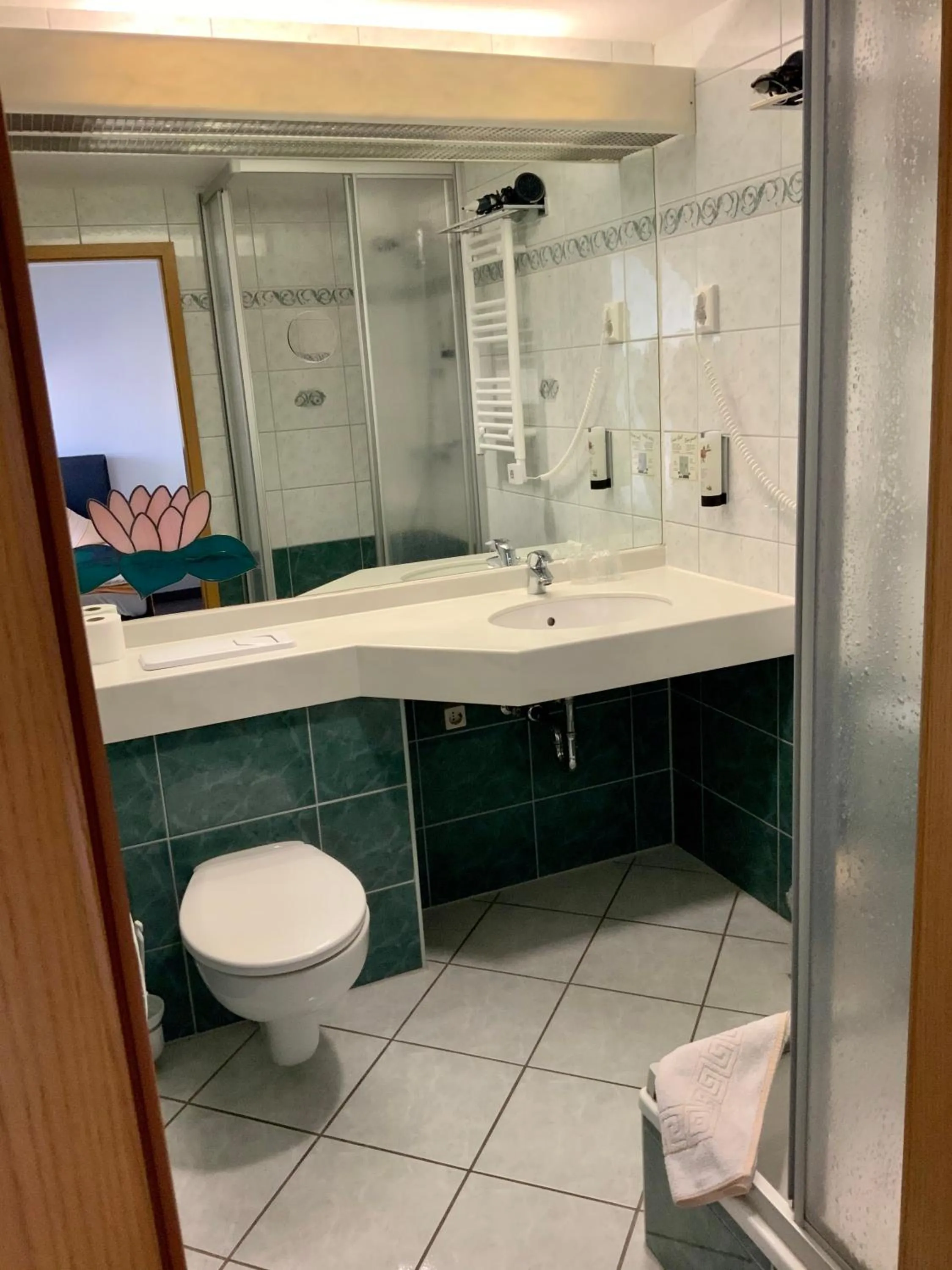 Bathroom in Bluhm's Hotel & Restaurant am Markt