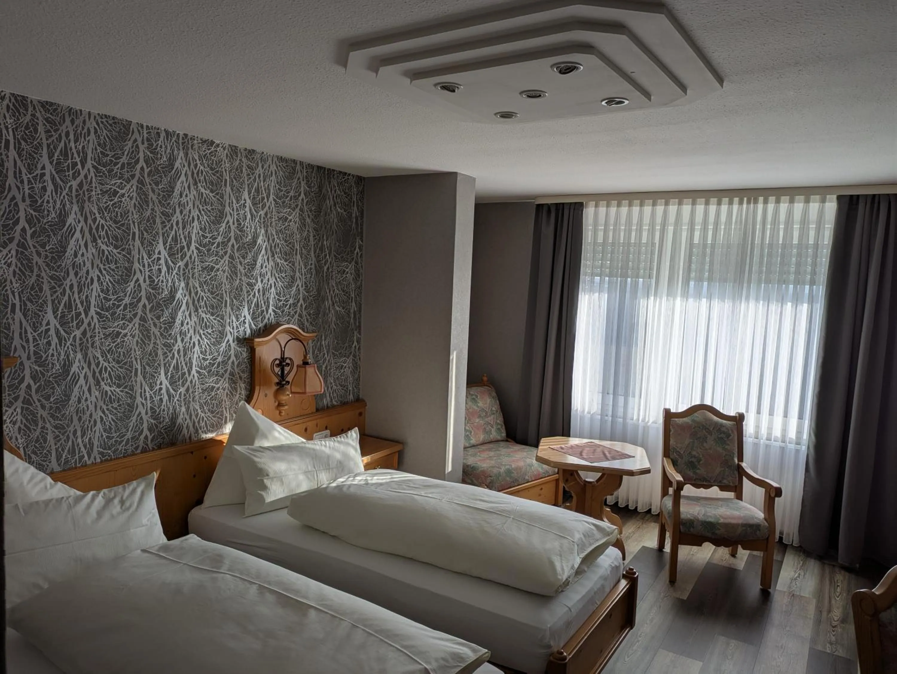 Photo of the whole room, Bed in Hotel Odenwaldblick