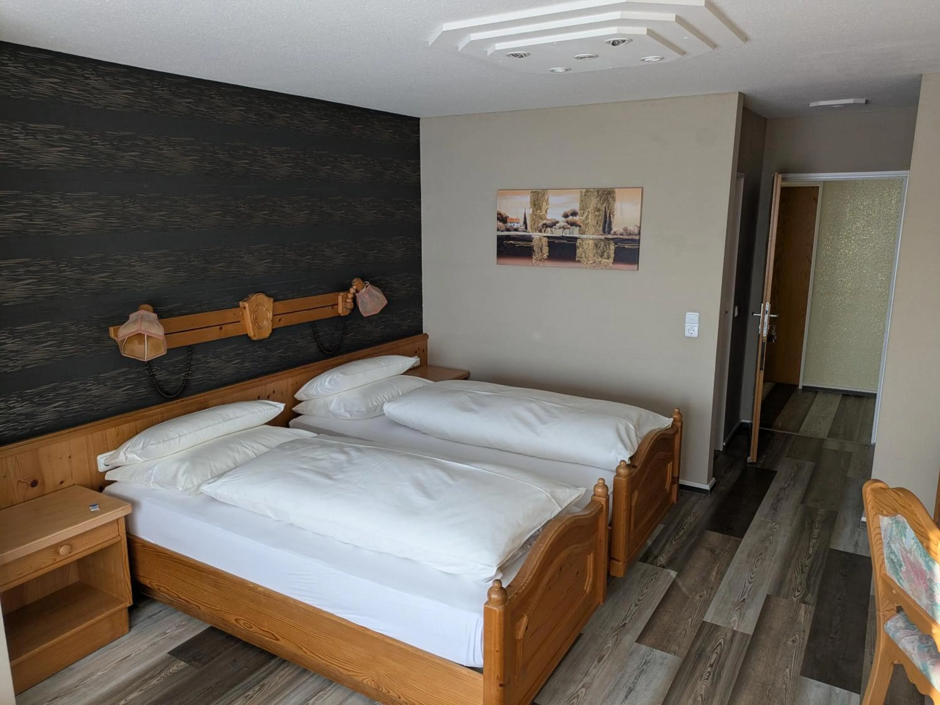 Photo of the whole room, Bed in Hotel Odenwaldblick