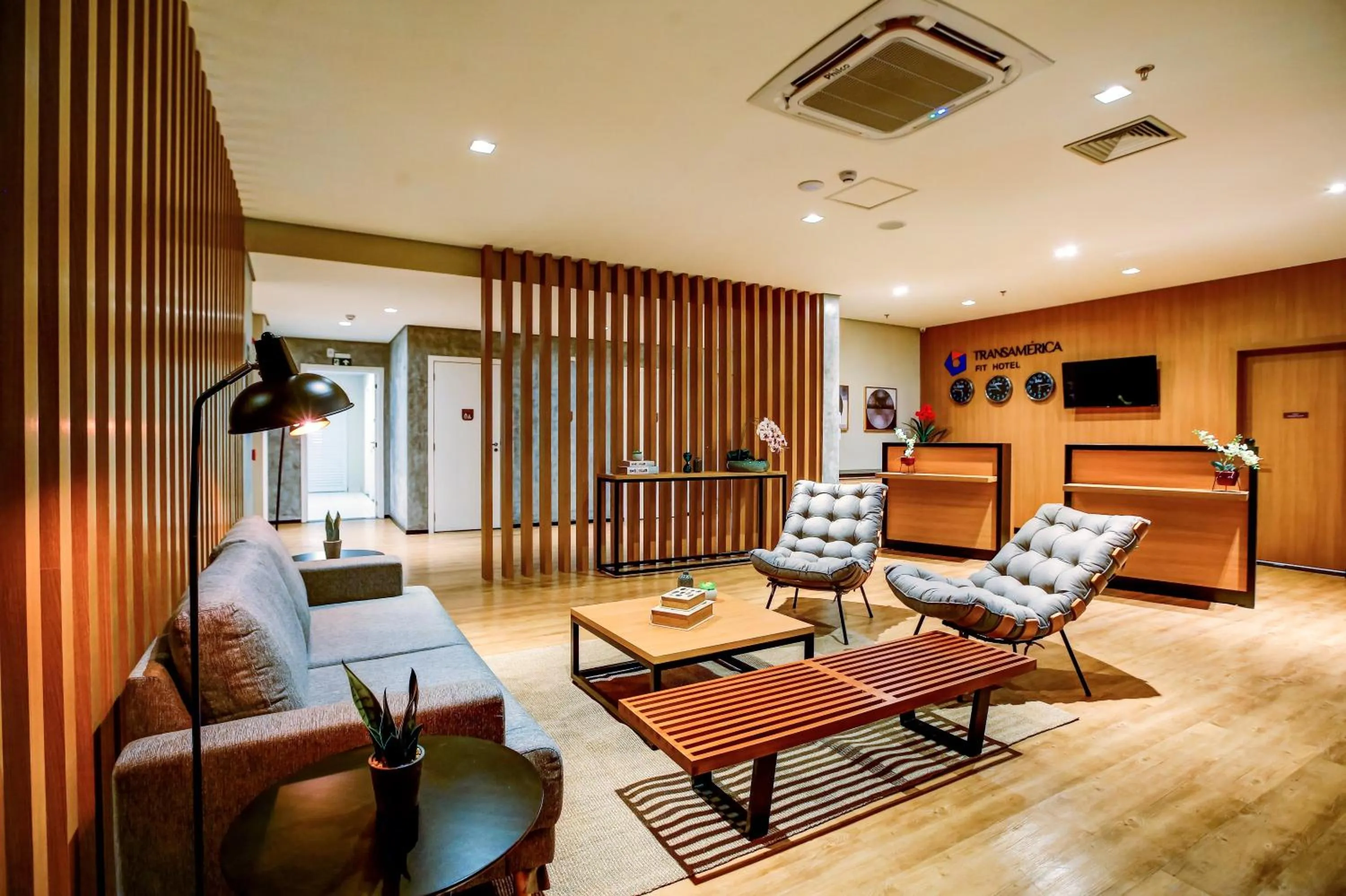 Lobby or reception in Transamerica Fit Sorriso