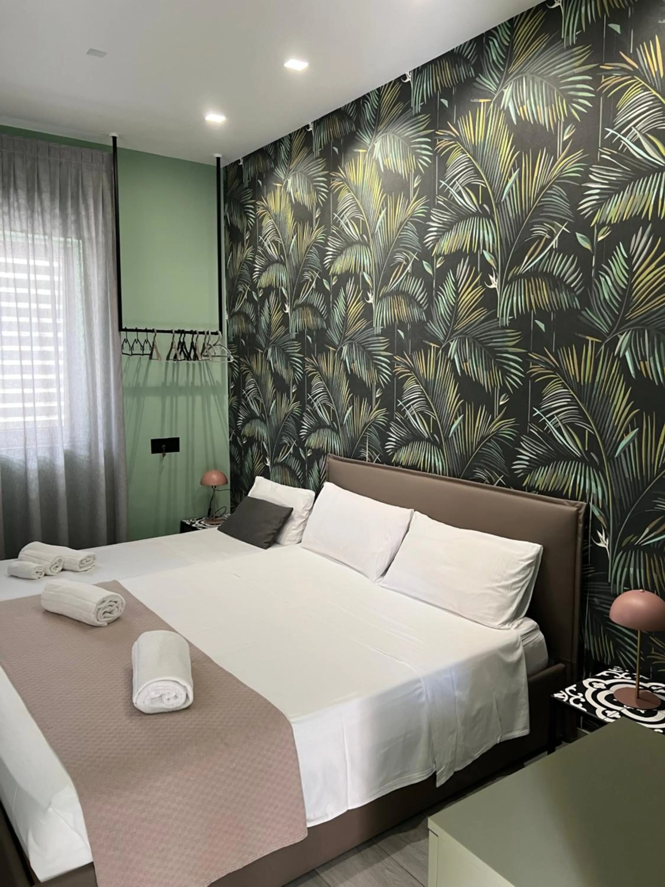 Bed in i Giardini di Rita- Rooms & Garden Loft