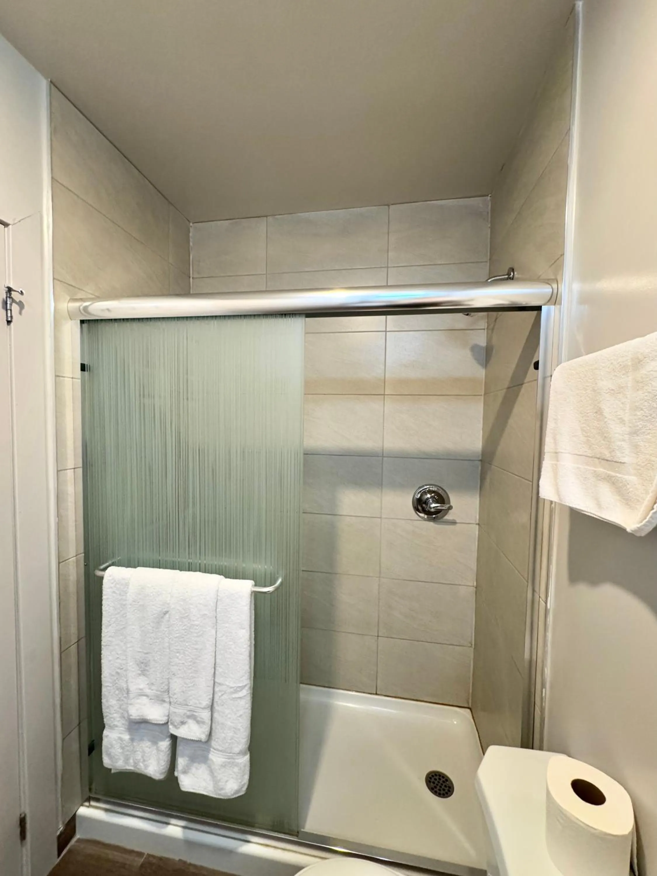 Shower in Big Bird Inn Wawa, SureStay Collection by Best Western